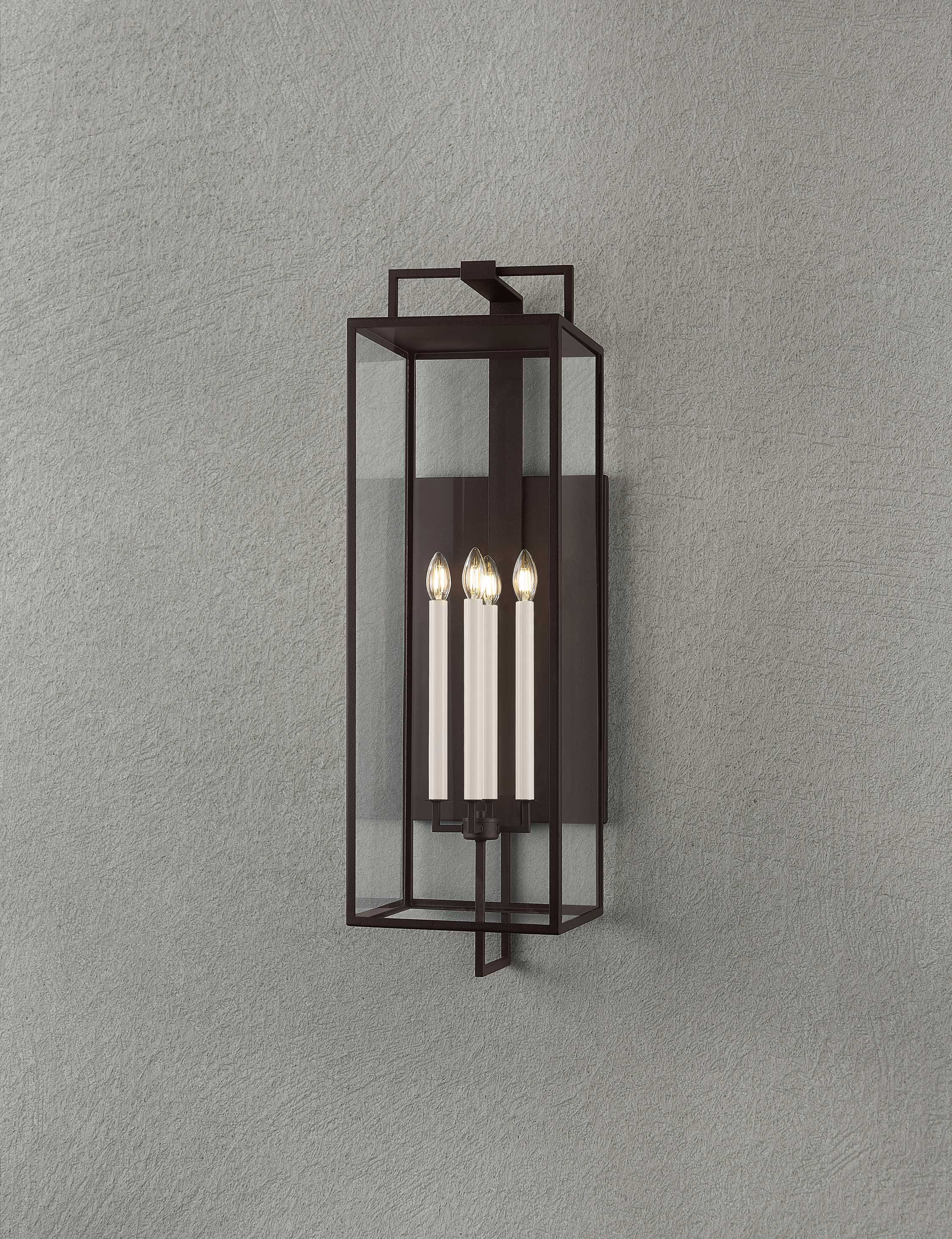 Juno Outdoor Sconce | Lantern-Style, Wet-Rated Design
