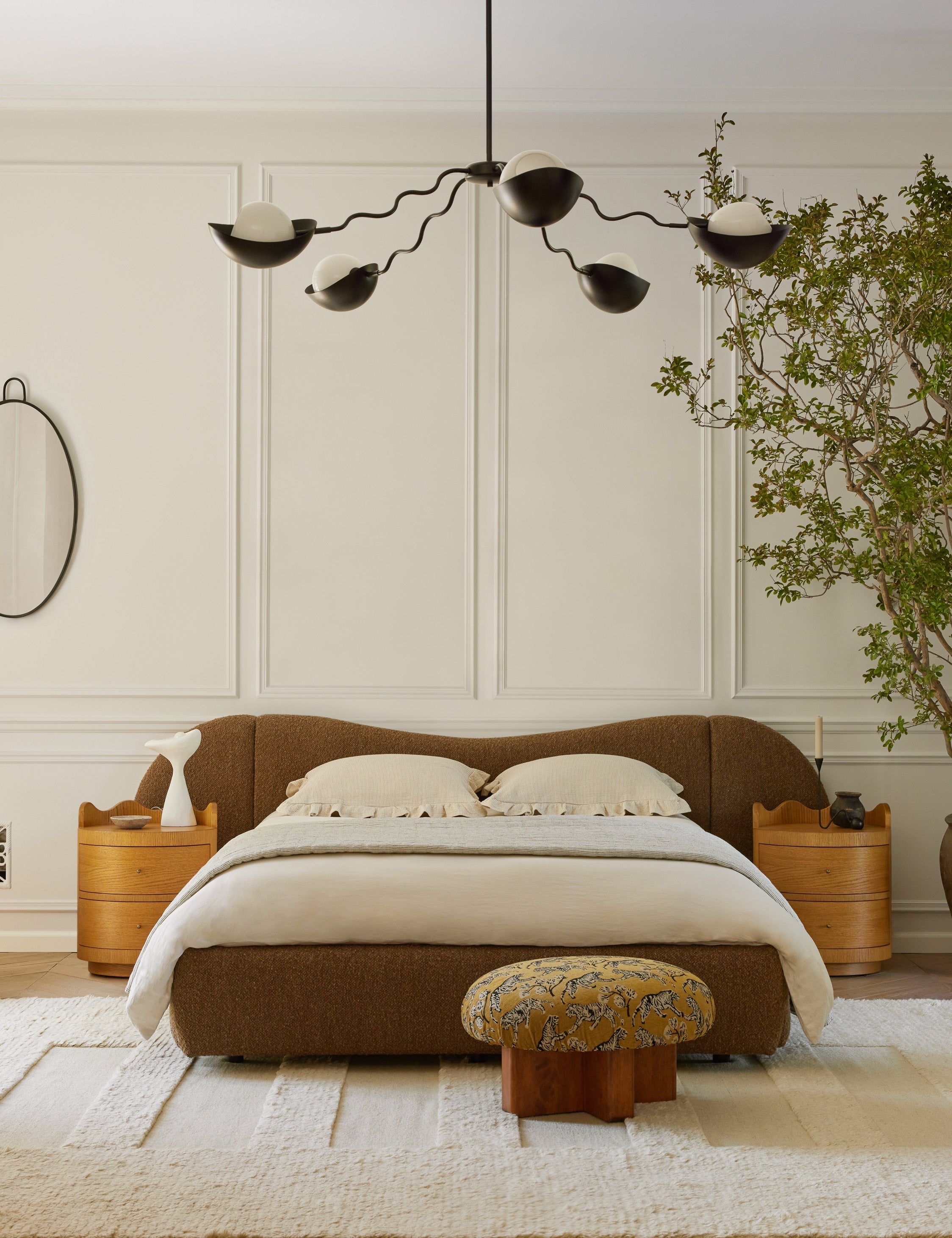 Bello Nightstand | Curved Drawer Fronts, Timeless Woodwork