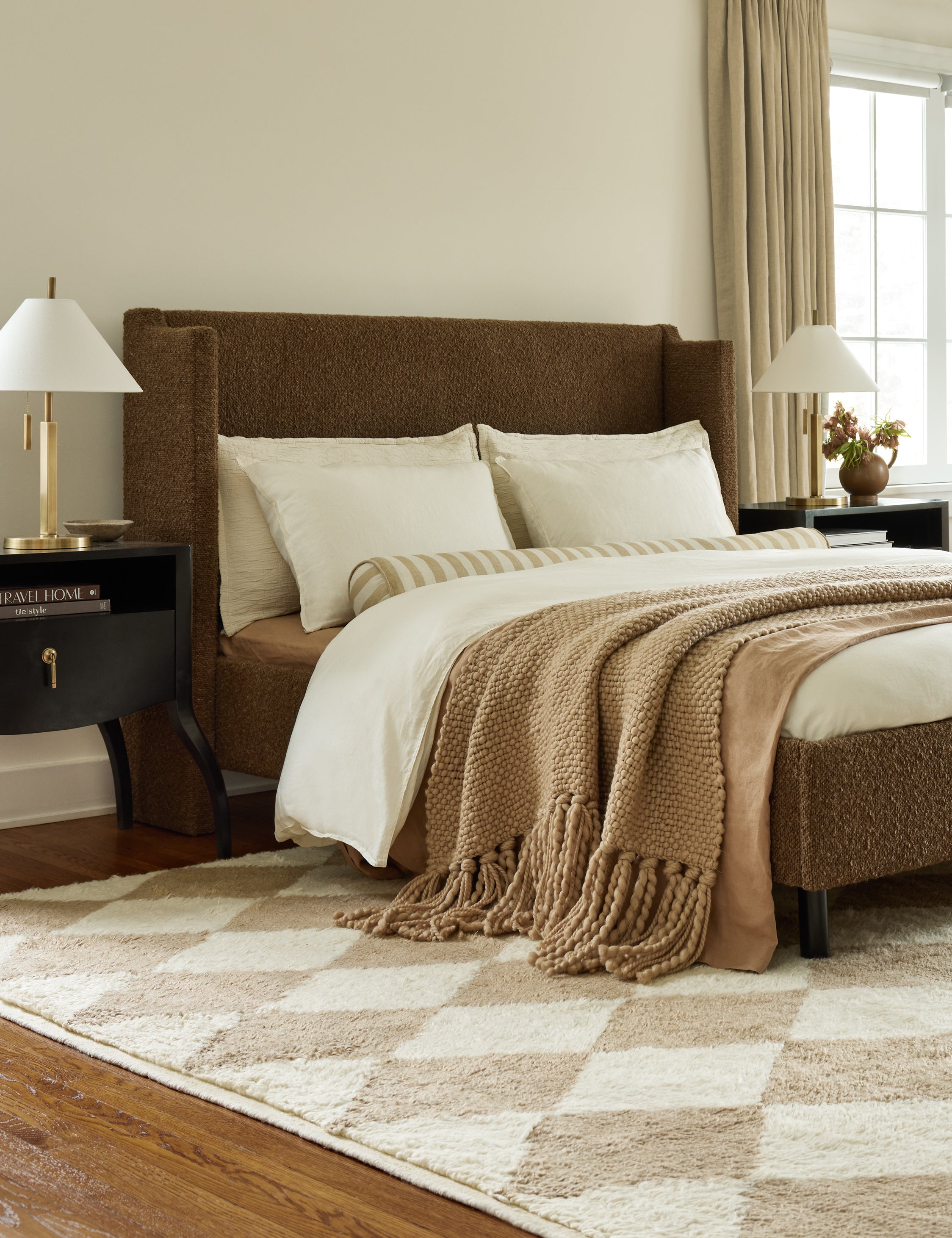 Olea Handwoven Throw | Chunky Knit, Artisan-Made in Argentina