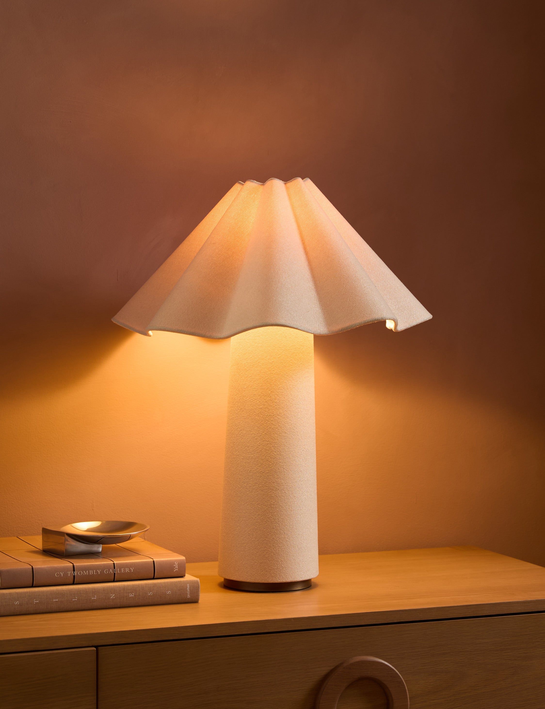 Bela Table Lamp | Sculptural Fabric Design
