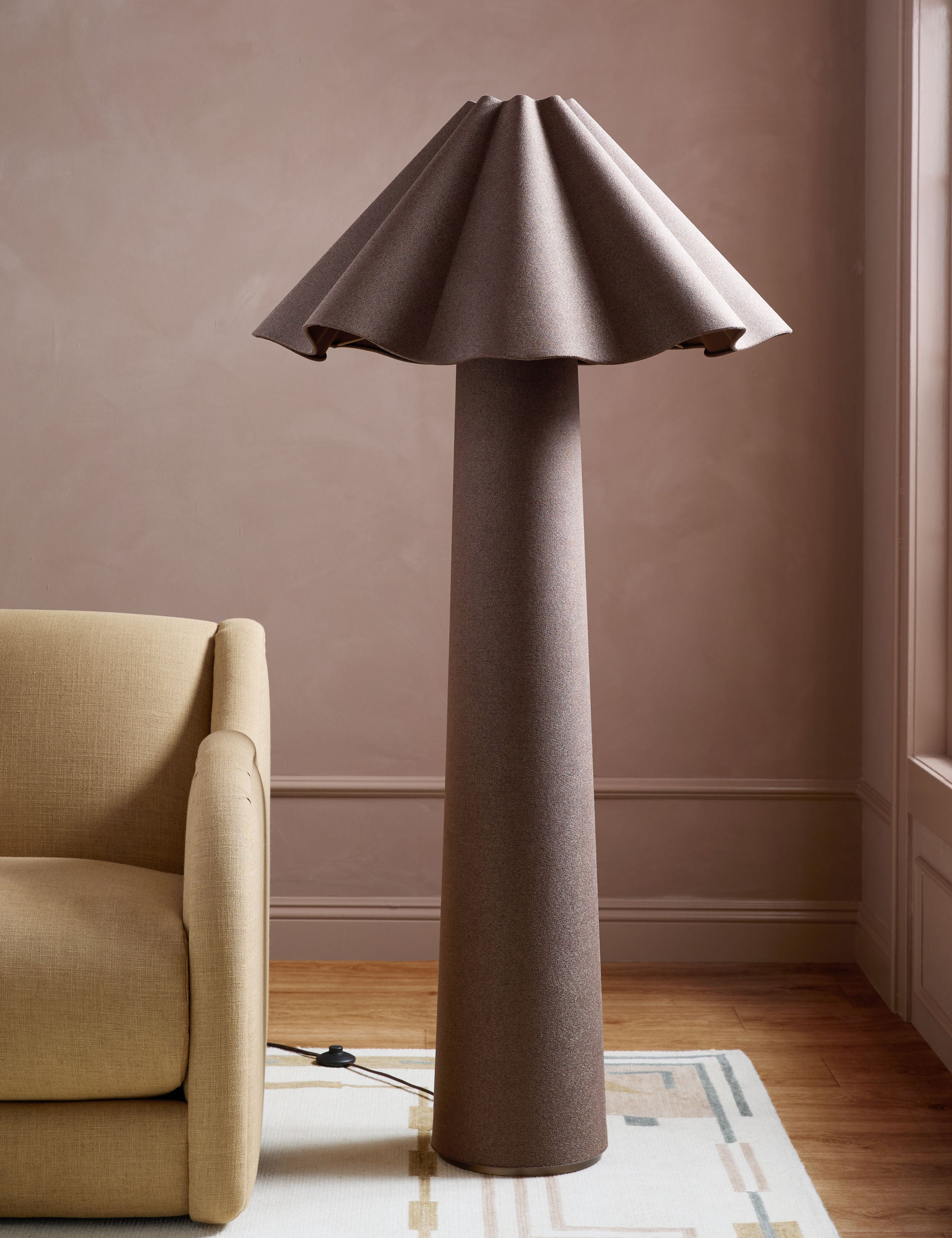 Bela Floor Lamp | Sculptural Fabric Design