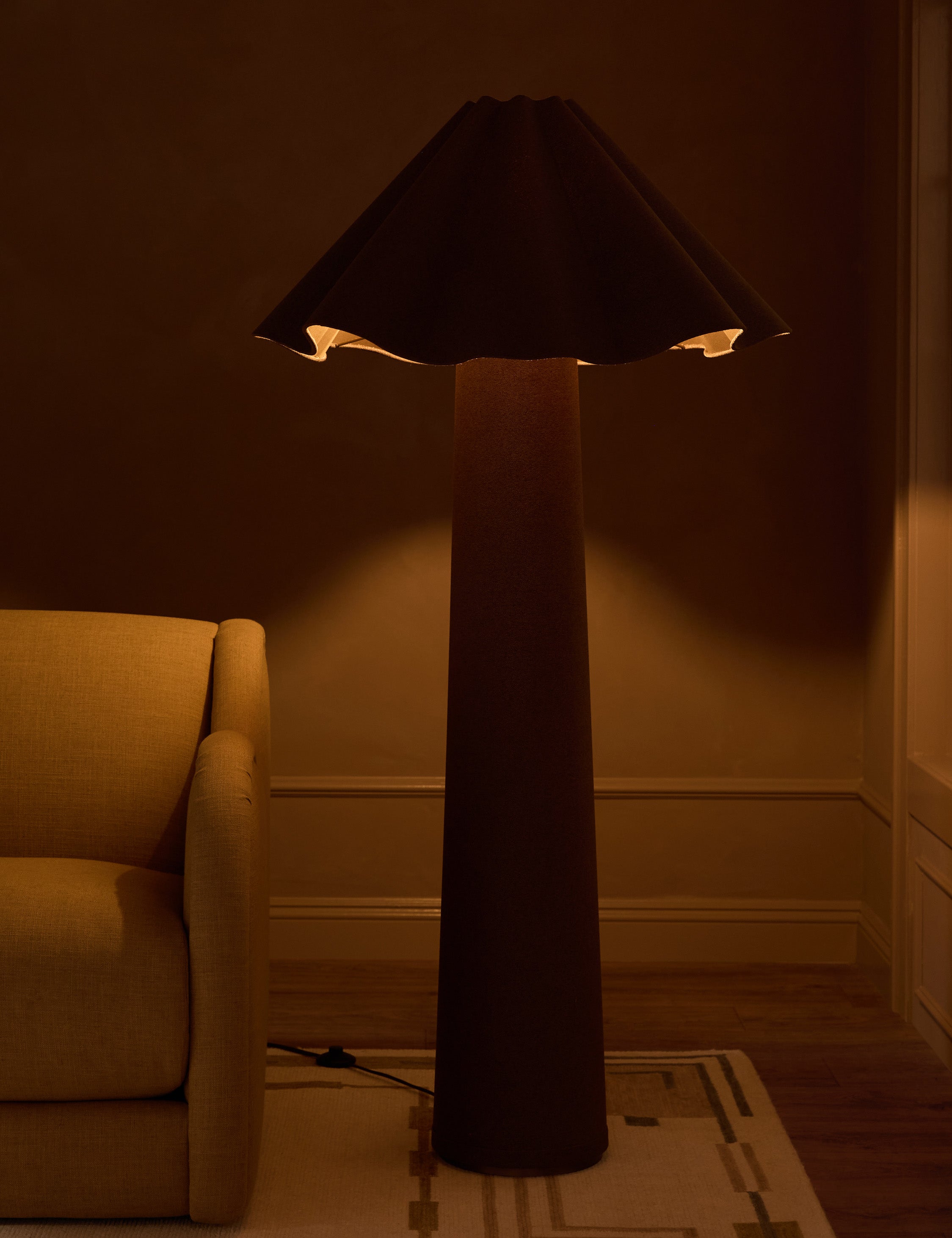 Bela Floor Lamp | Sculptural Fabric Design