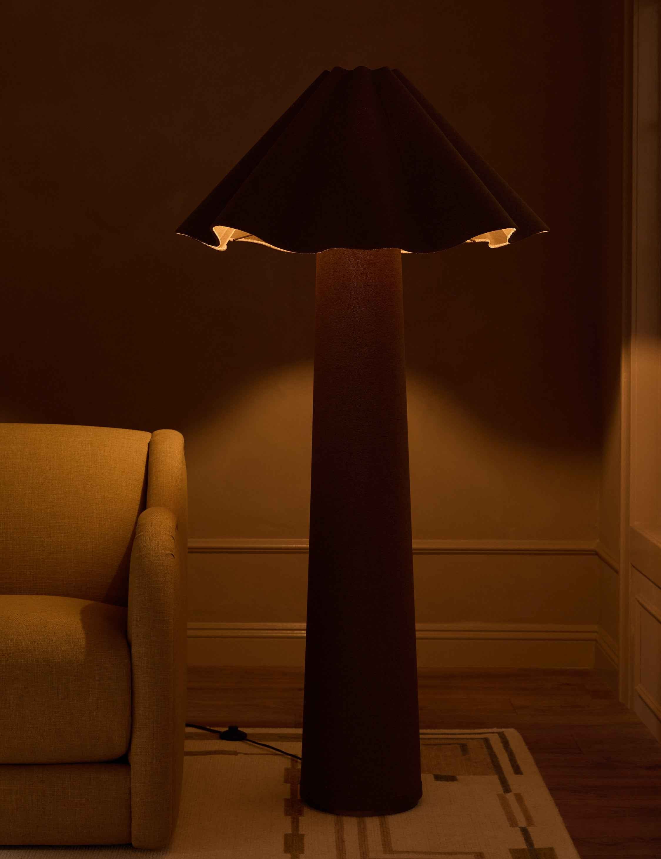 Bela Floor Lamp | Sculptural Fabric Design