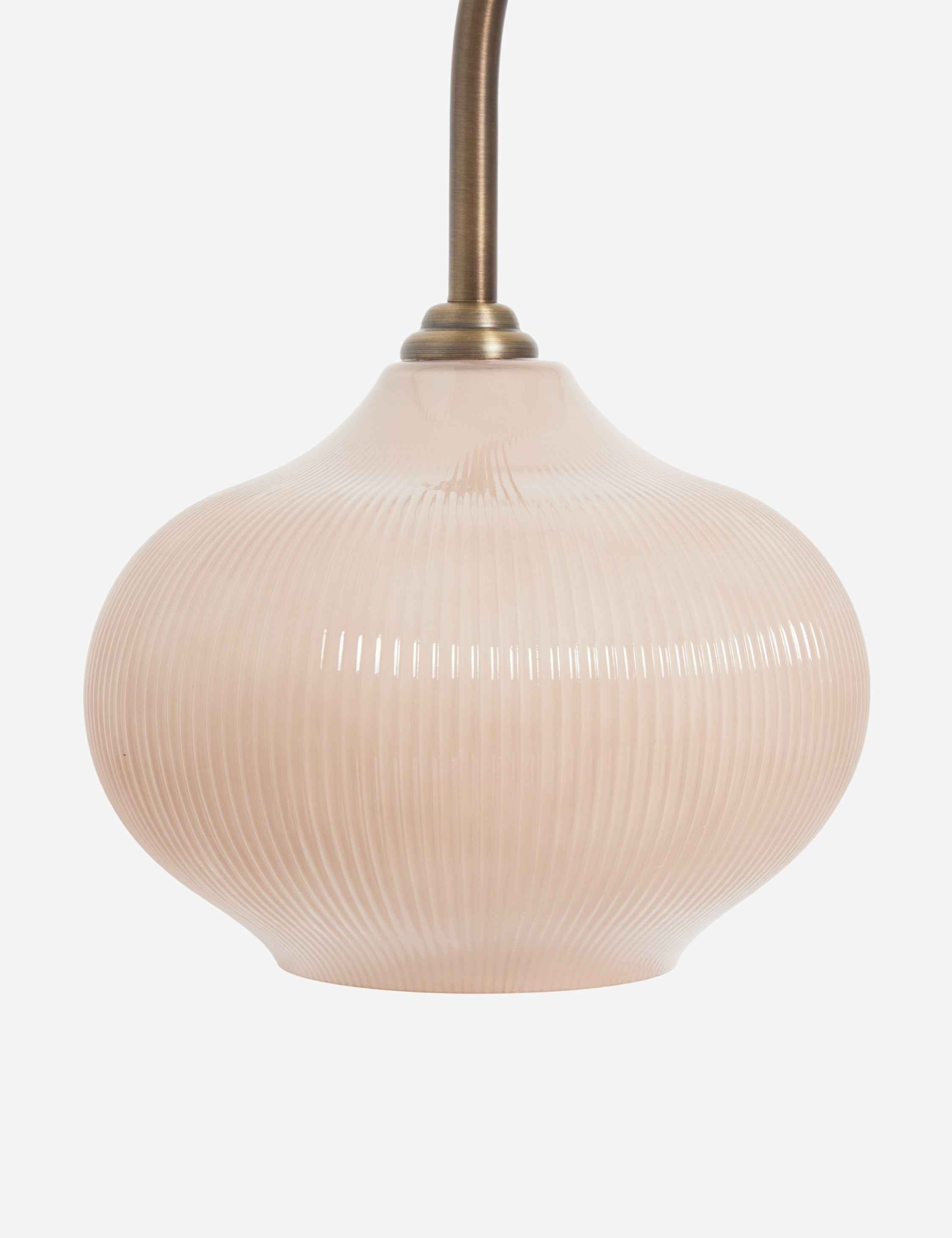 Bela Chandelier | Elegant Design, Pleated Glass Shades