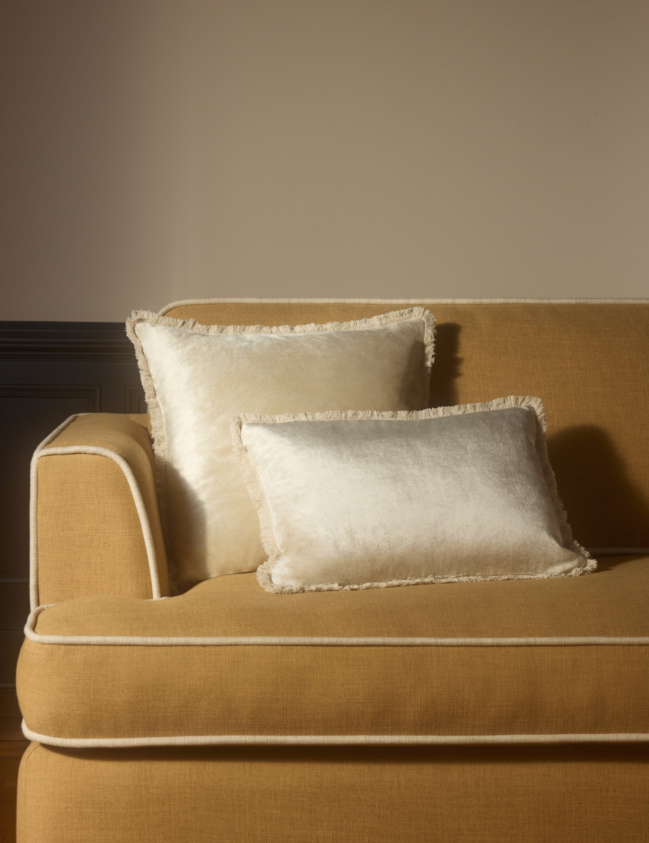 Brio Velvet Pillow | Cozy Rich Texture, Tailored Design