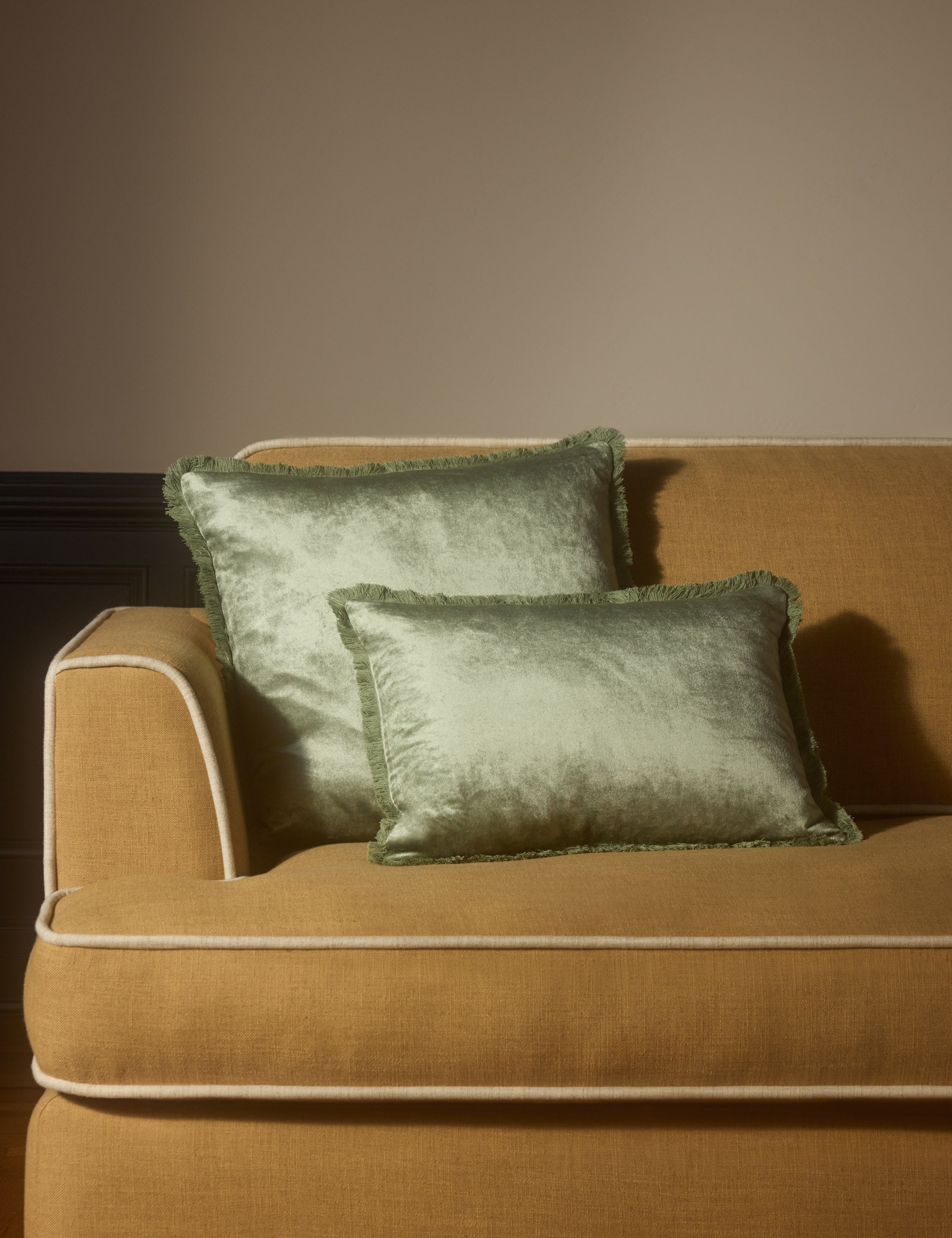 Brio Velvet Pillow | Cozy Rich Texture, Tailored Design