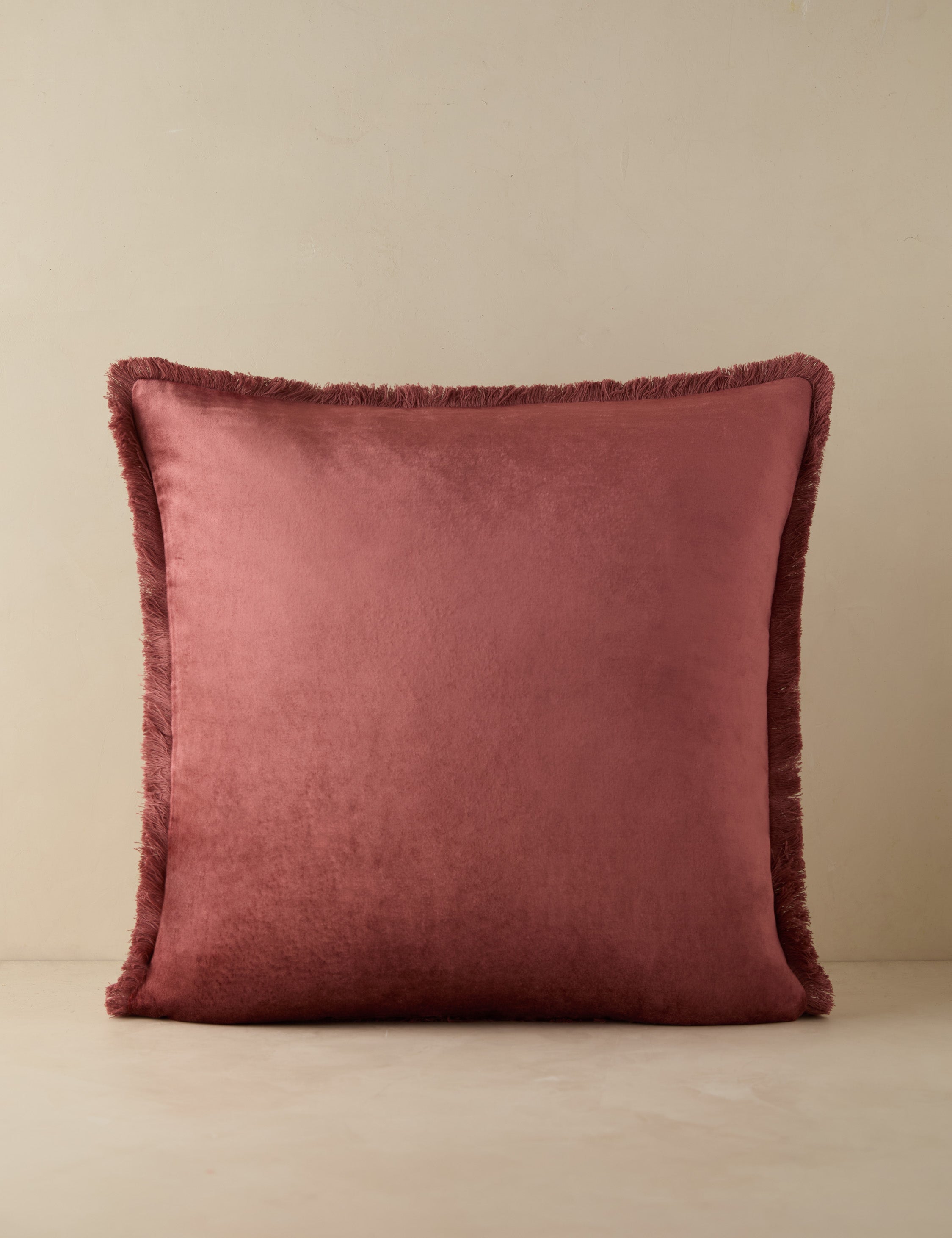 Brio Velvet Pillow | Cozy Rich Texture, Tailored Design