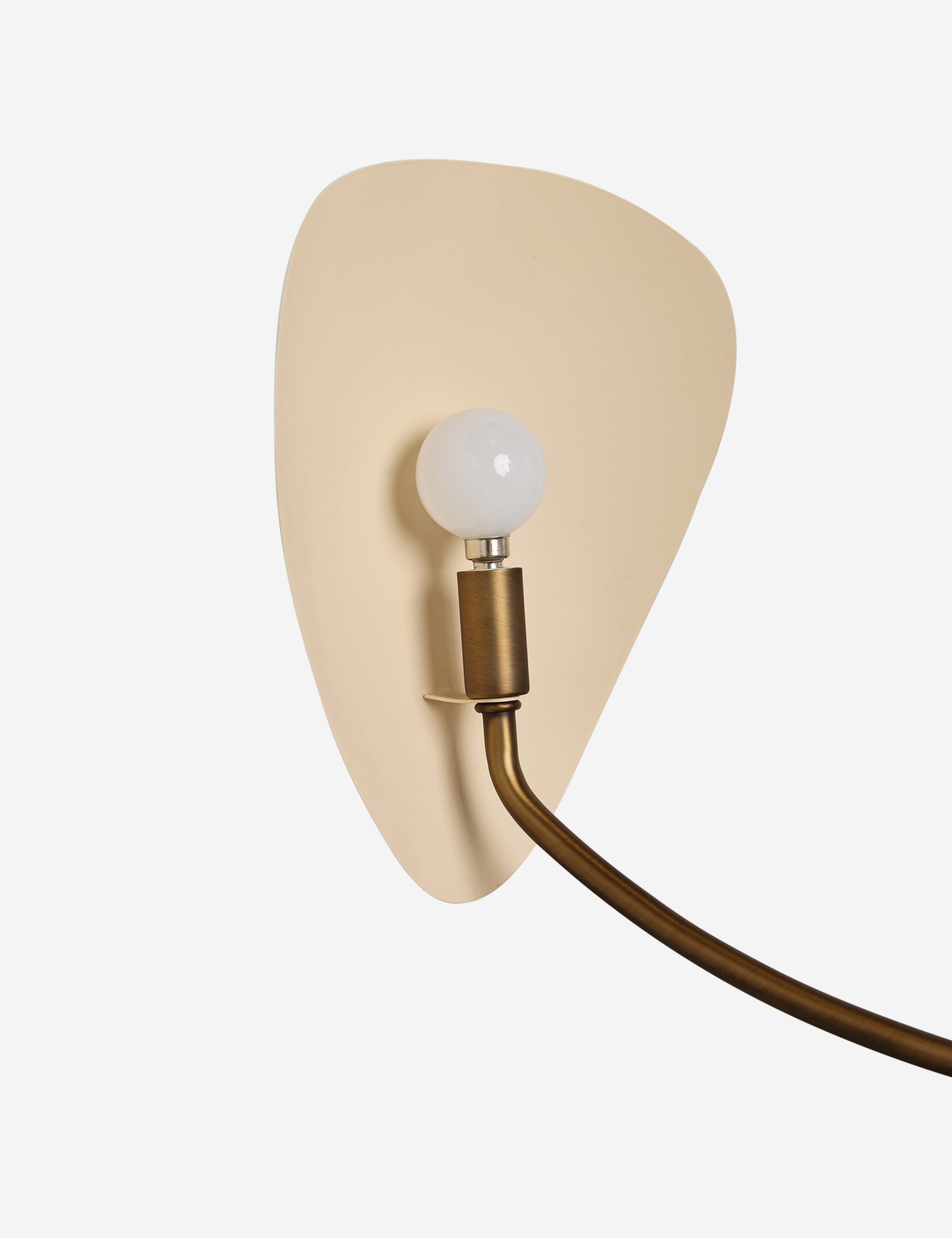 Bela Chandelier | Cream-on-Brass, Sculptural Design