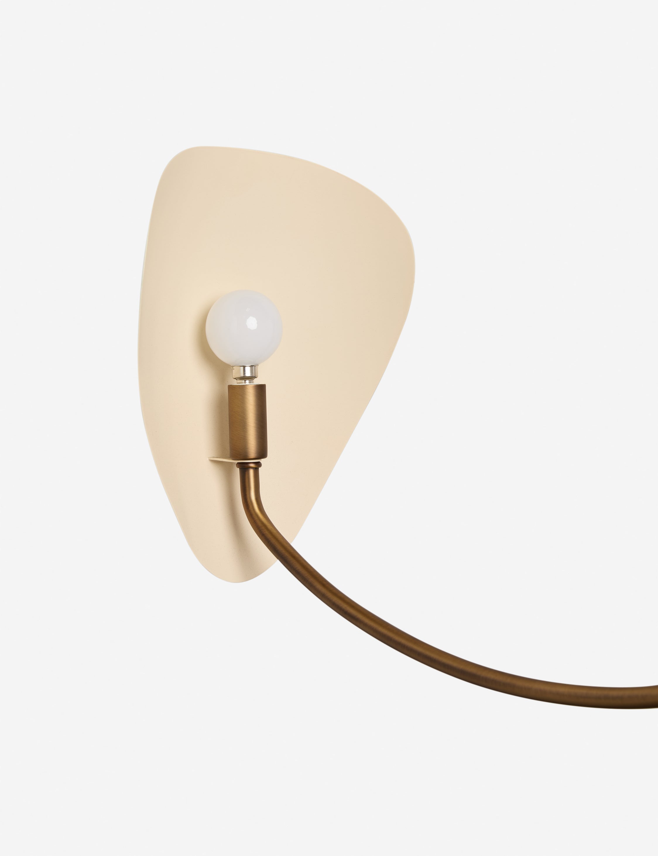 Bela Chandelier | Cream-on-Brass, Sculptural Design