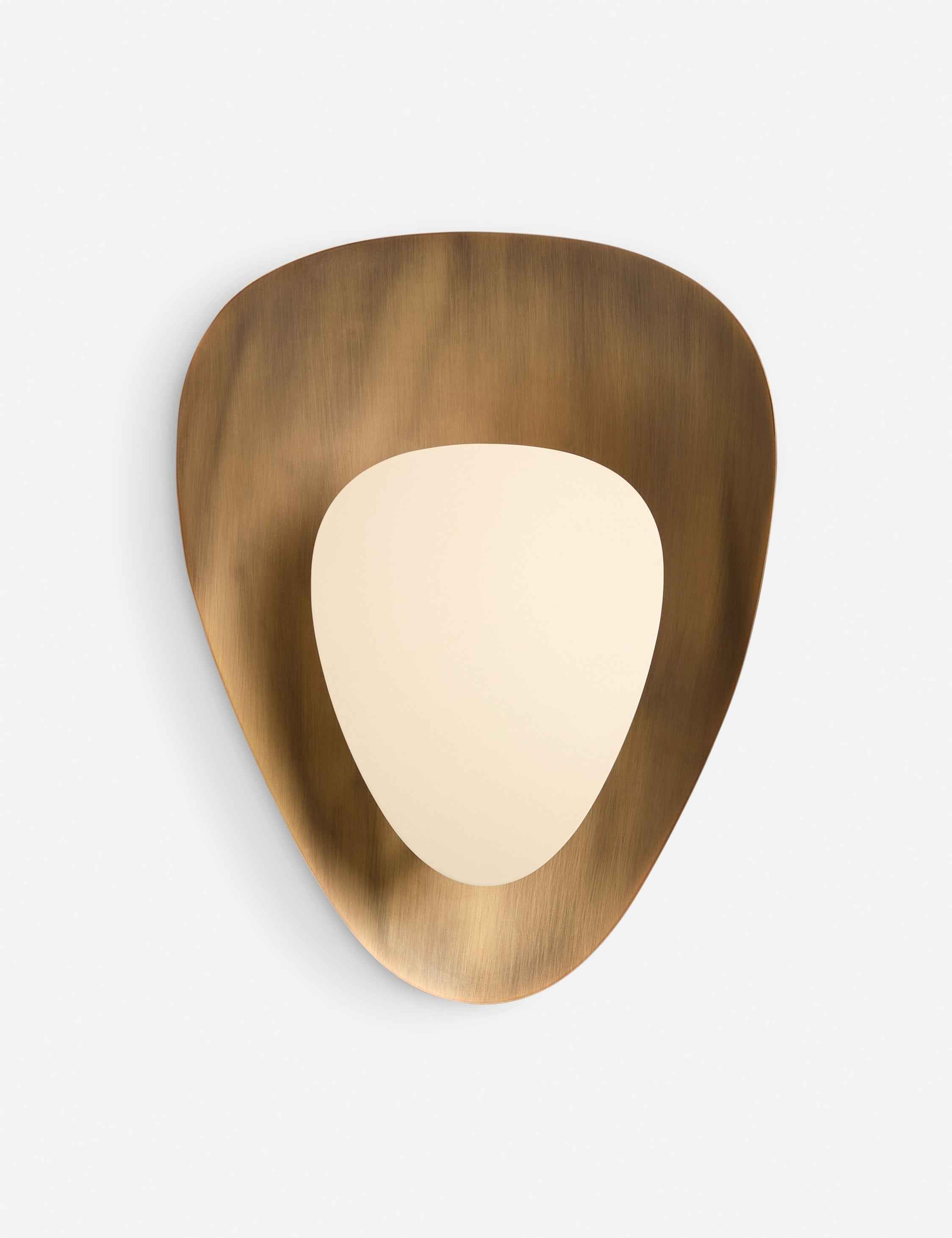 Bela Sconce Light | Cream-on-Brass, Soft Ambient Glow