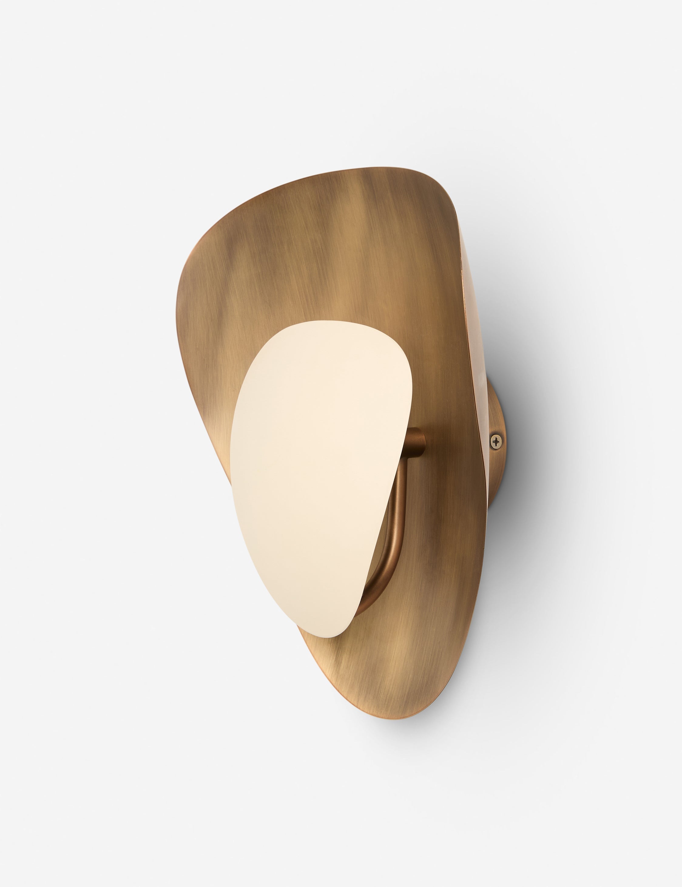 Bela Sconce Light | Cream-on-Brass, Soft Ambient Glow