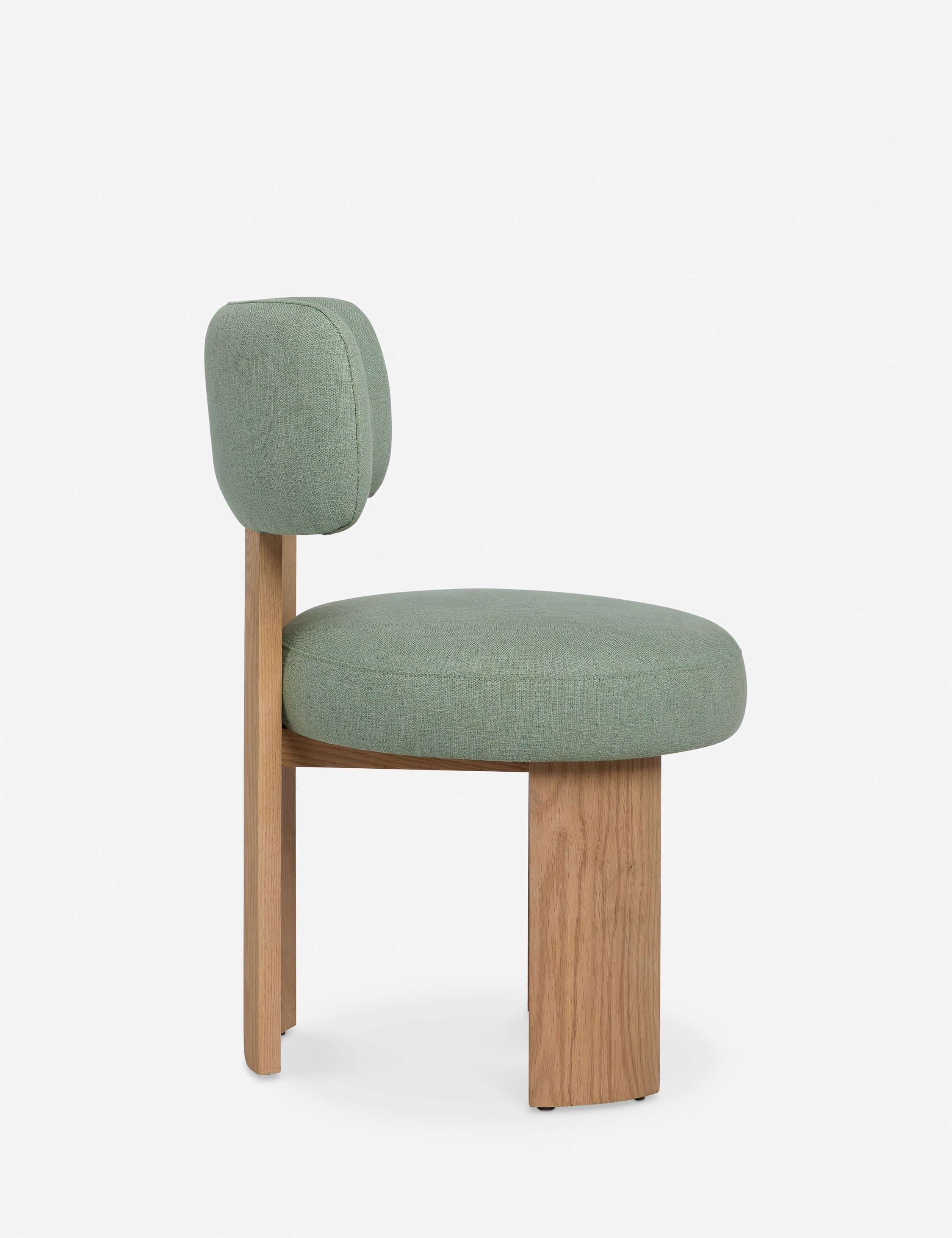 Bela Dining Chair | Cushioned Seat, Performance Linen Upholstery