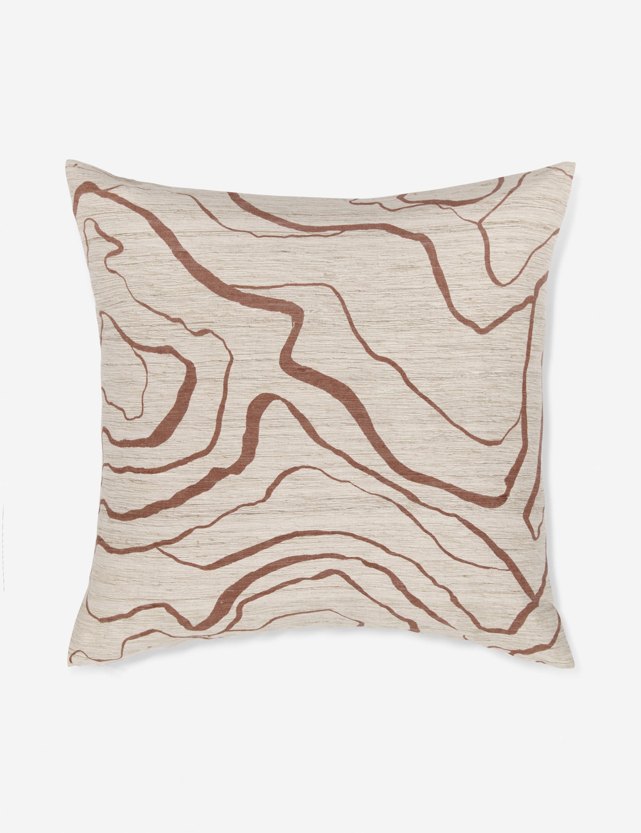 Bello Accent Pillow | Raw Silk, Textured Design