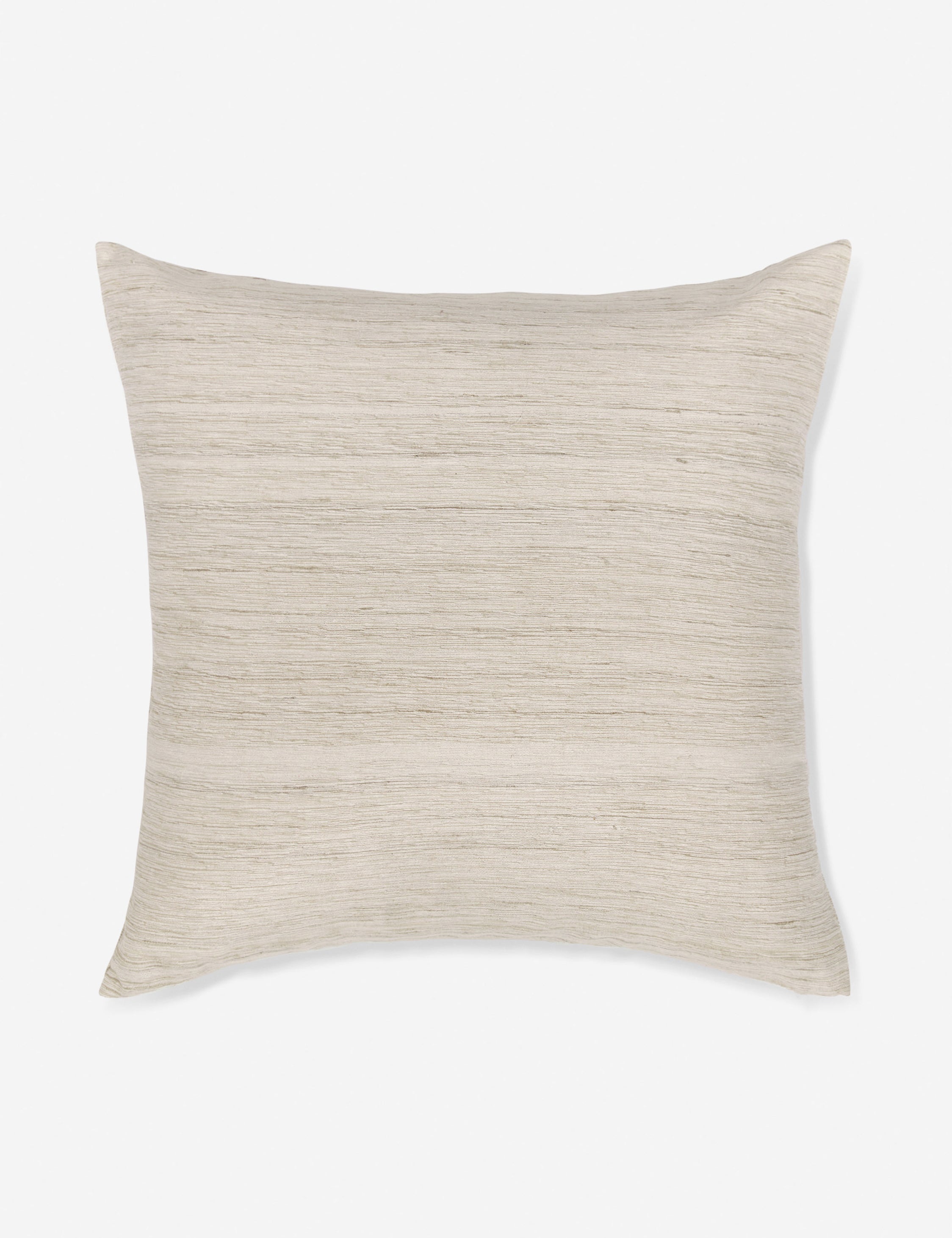 Bello Accent Pillow | Raw Silk, Textured Design