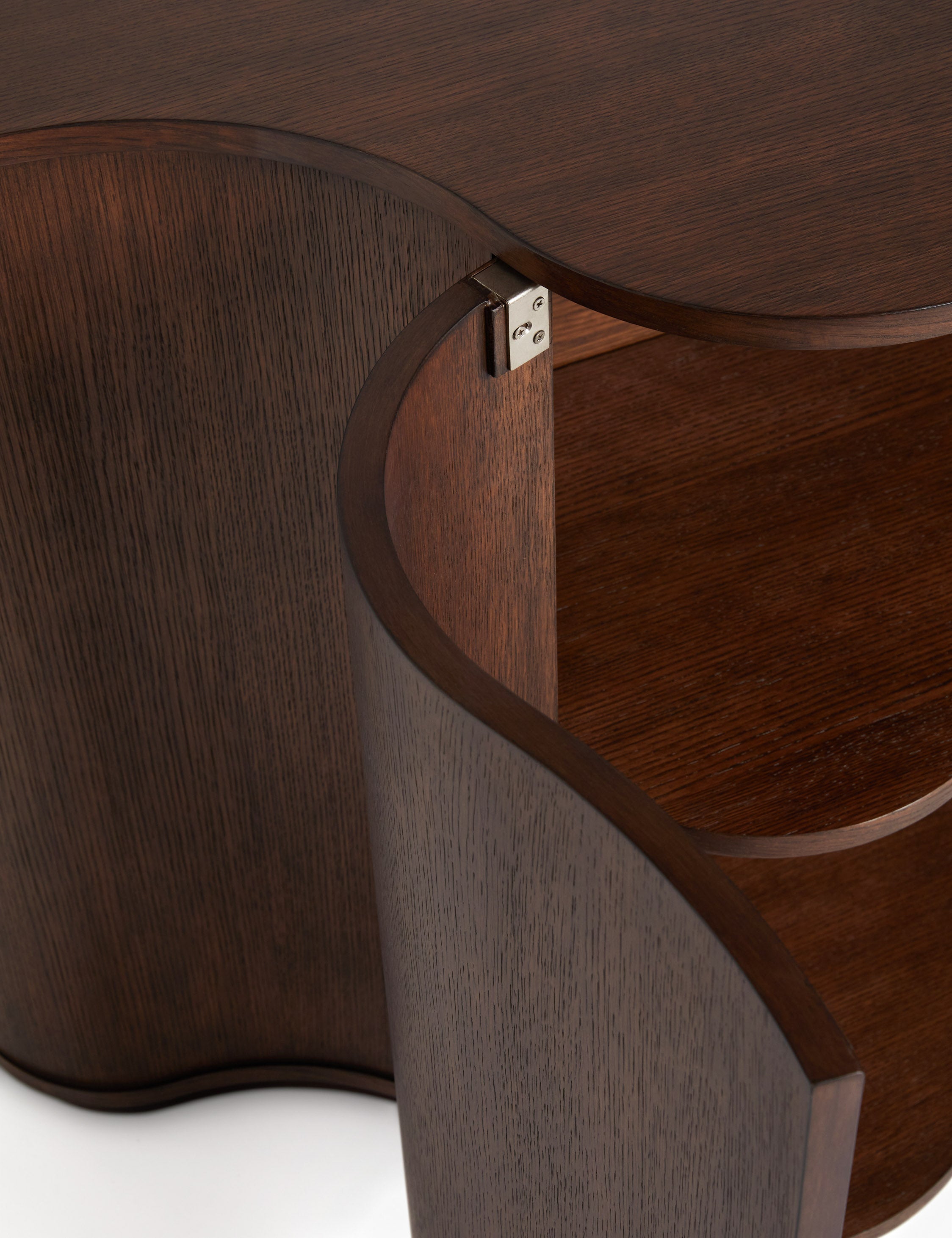 Cora Sideboard | Half-Moon Design, Natural Wood Grain