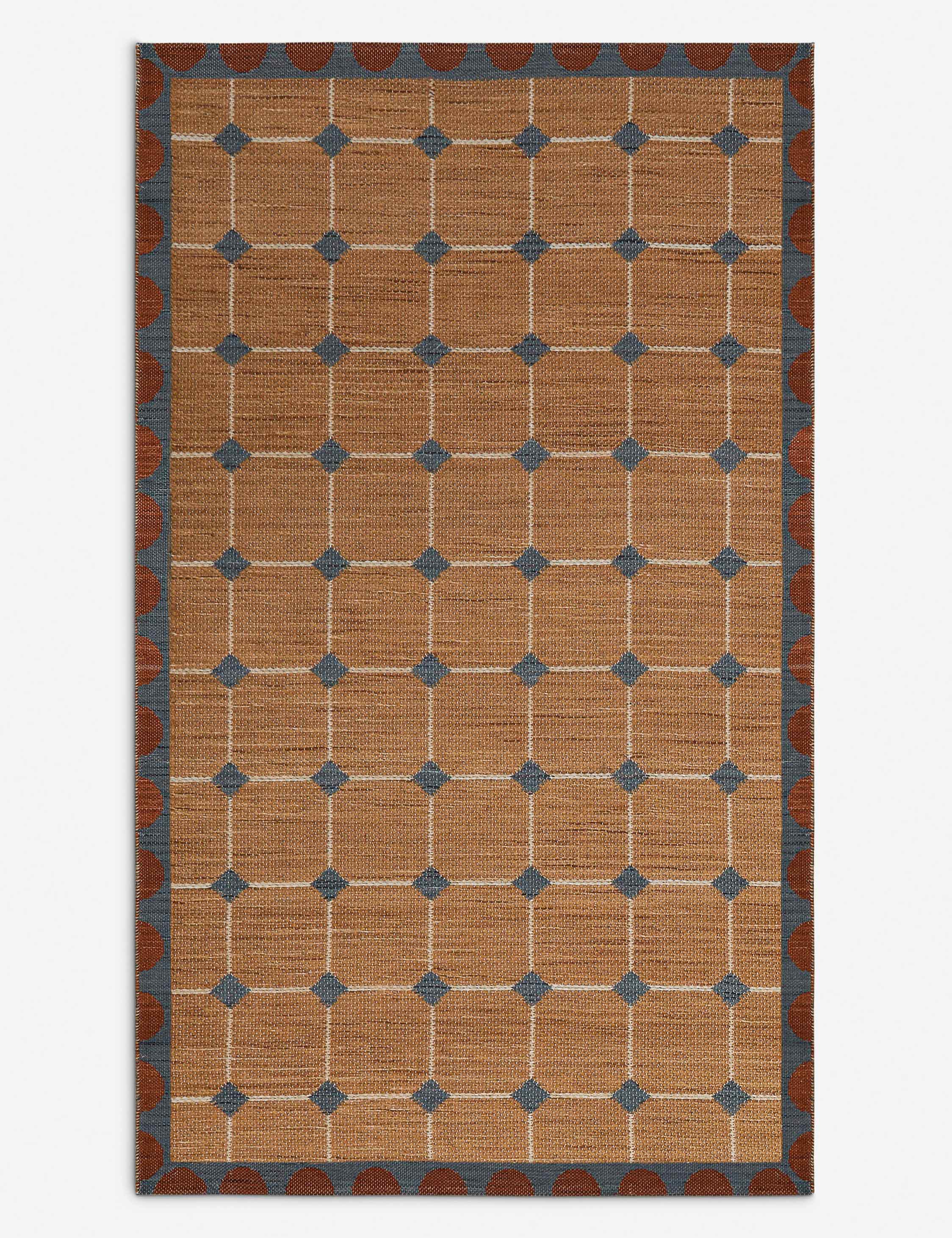 Cypress Indoor/Outdoor Rug | Mosaic Pattern, Durable Design
