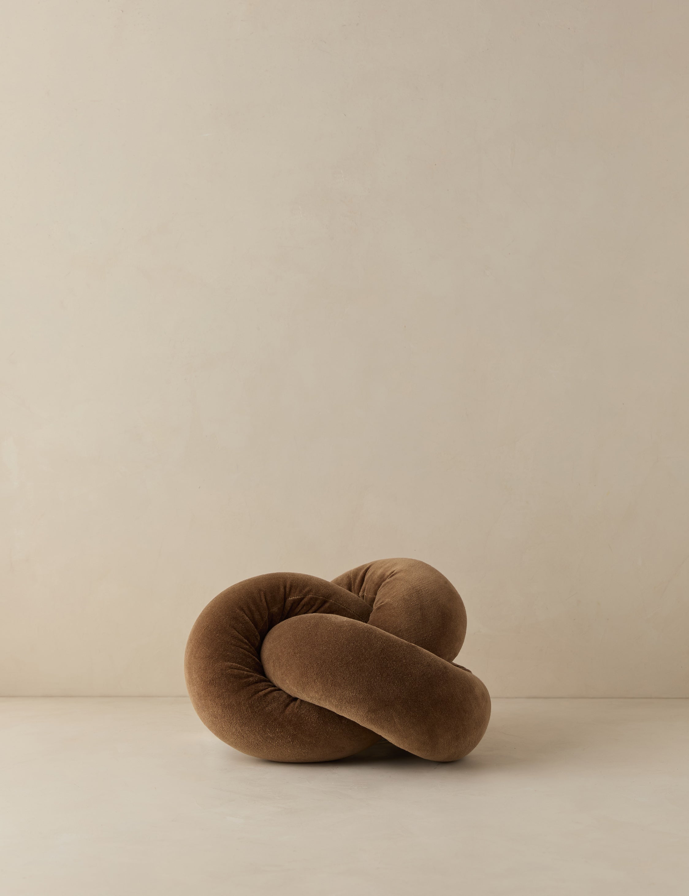 Dewey Velvet Pillow | Knotted Design, Chic Accent for Modern Decor