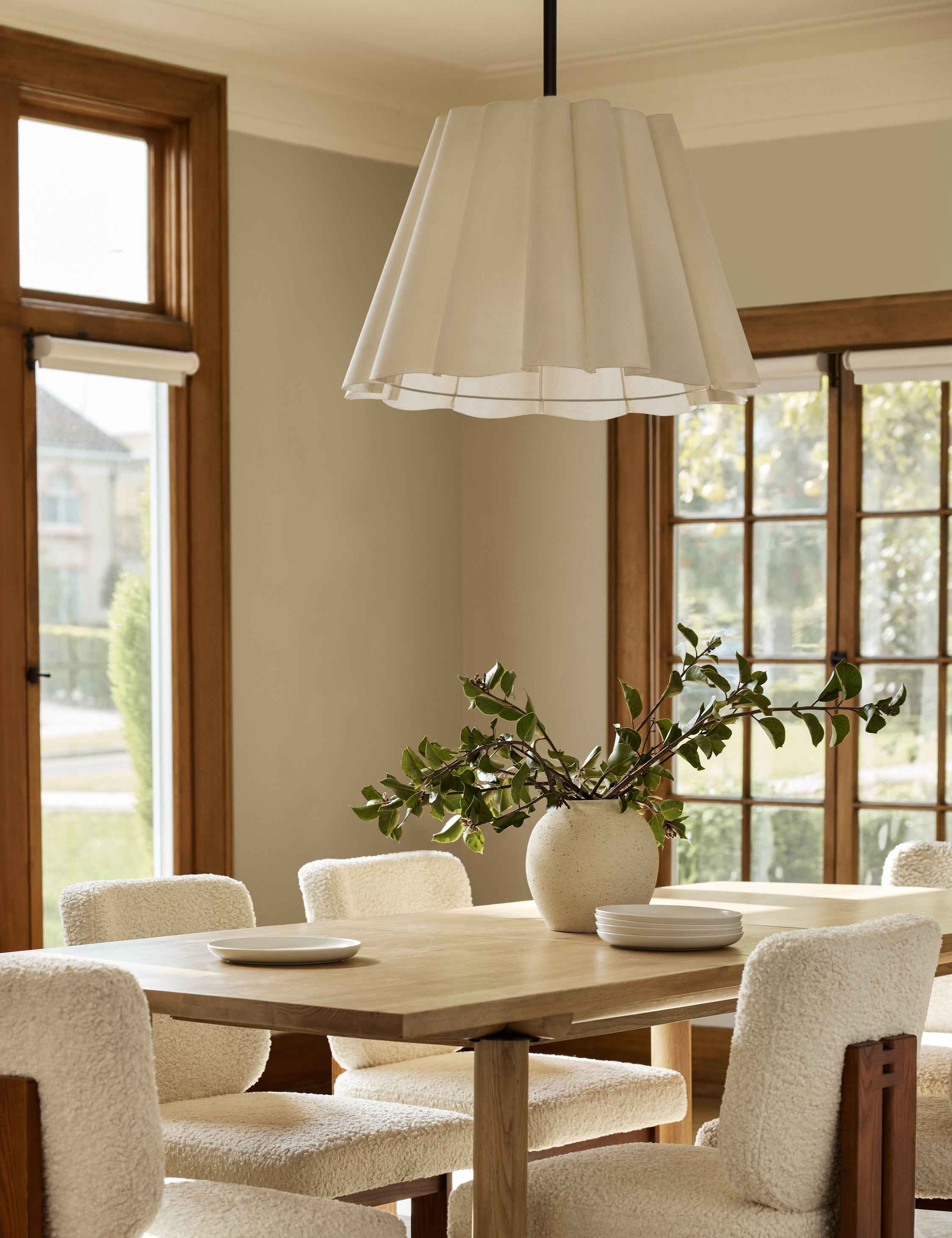 Milo Pendant Light | Ruffled Shade, Modern Design