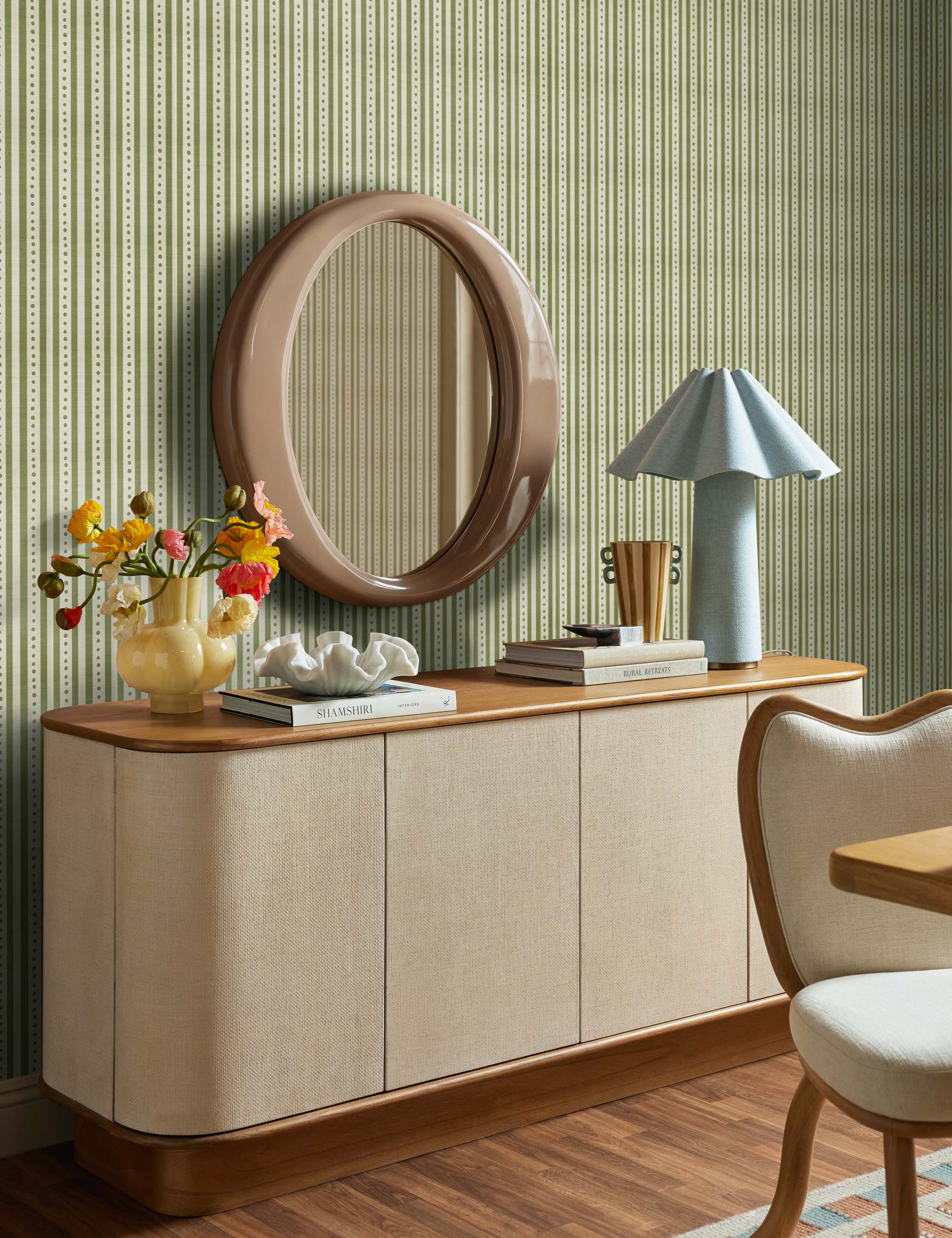 Bela Table Lamp | Sculptural Fabric Design