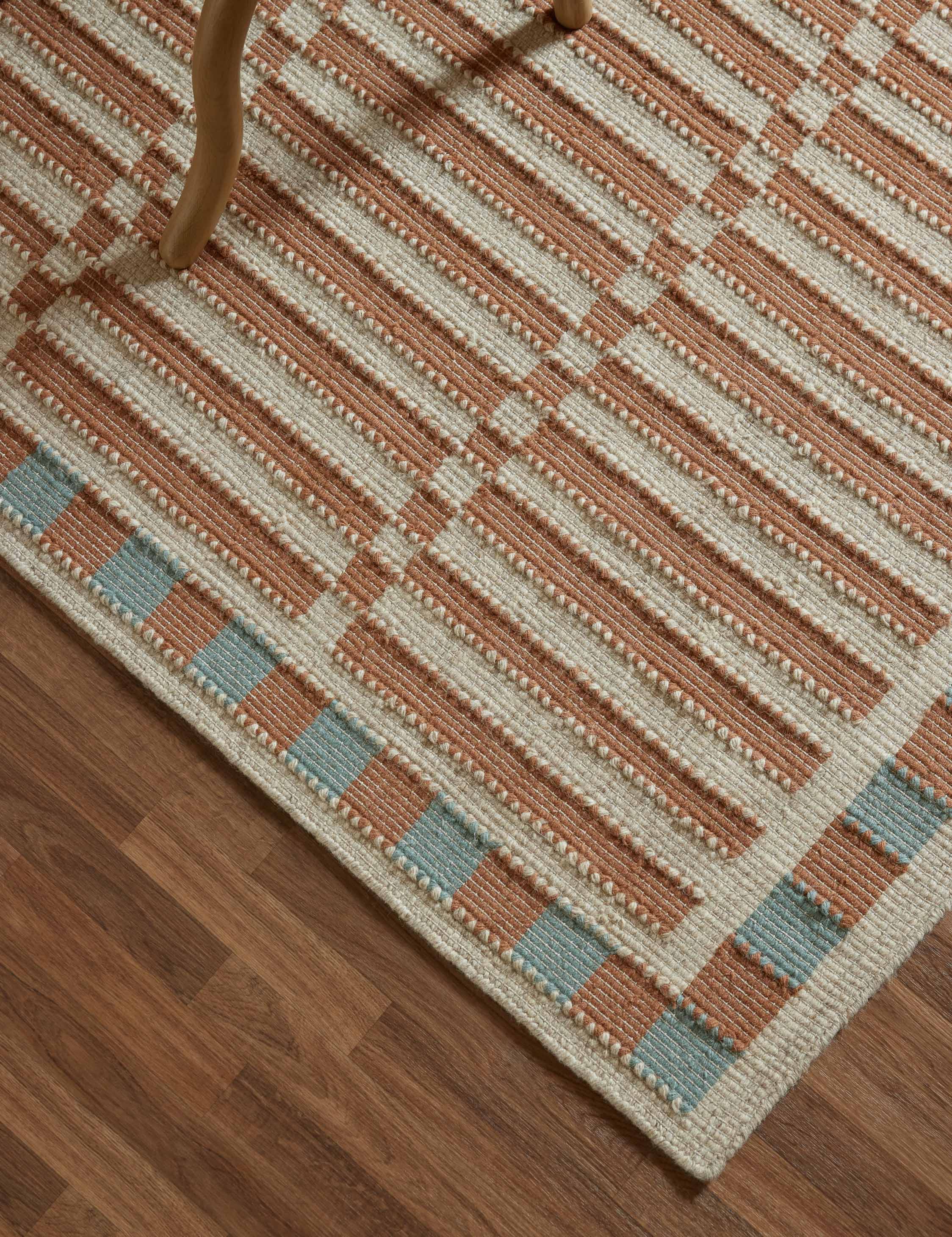 Jovian Flatweave Rug | Wool Blend, Durable Design
