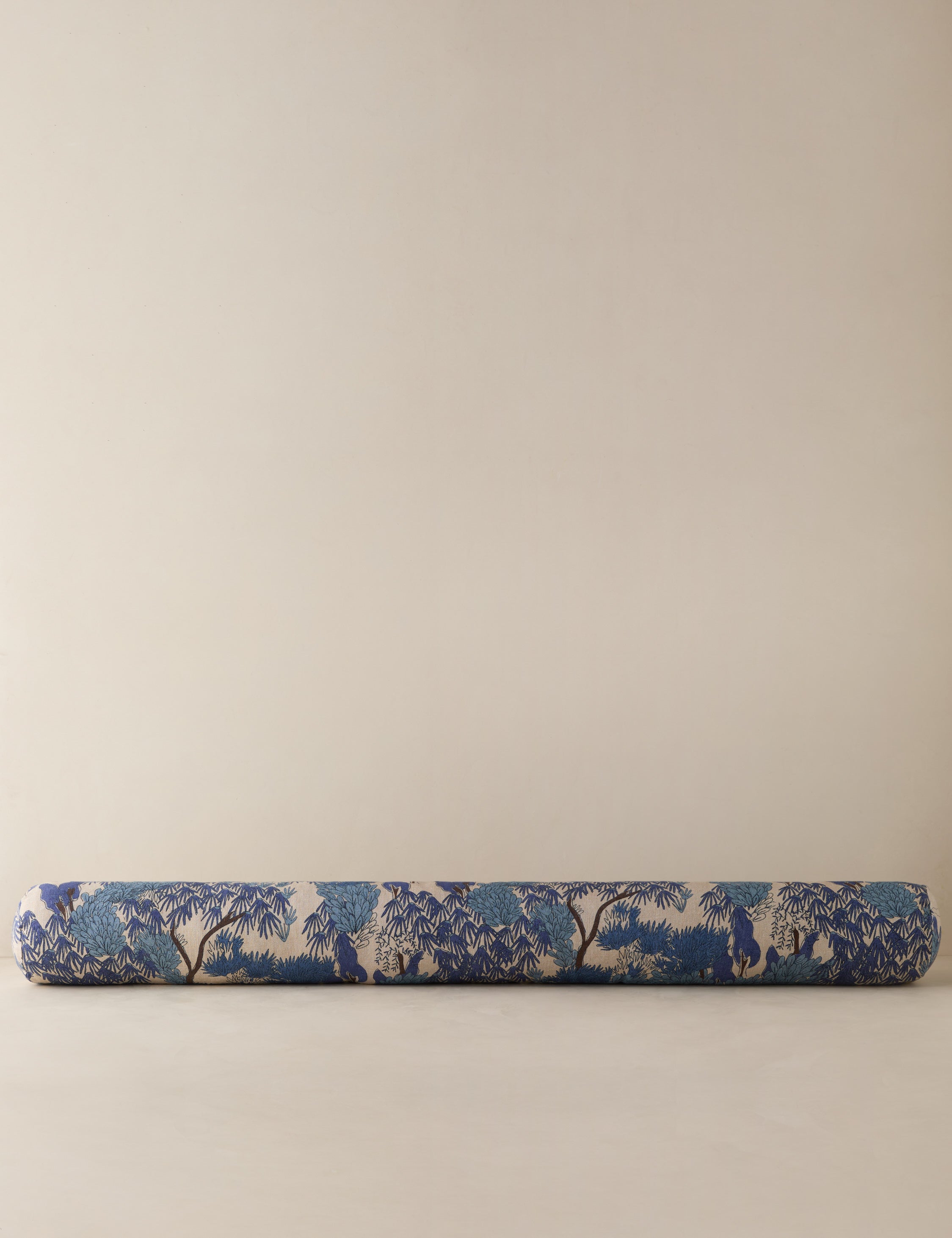 Briar Garden Walk Pillow | Modern Botanical Print, Linen
