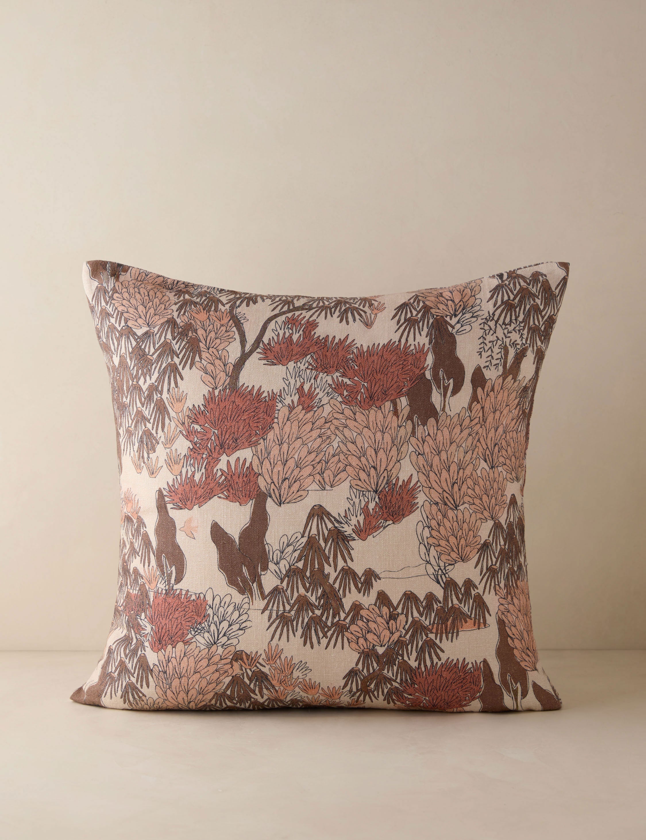 Briar Linen Pillow | Botanical Print, Exclusive Design