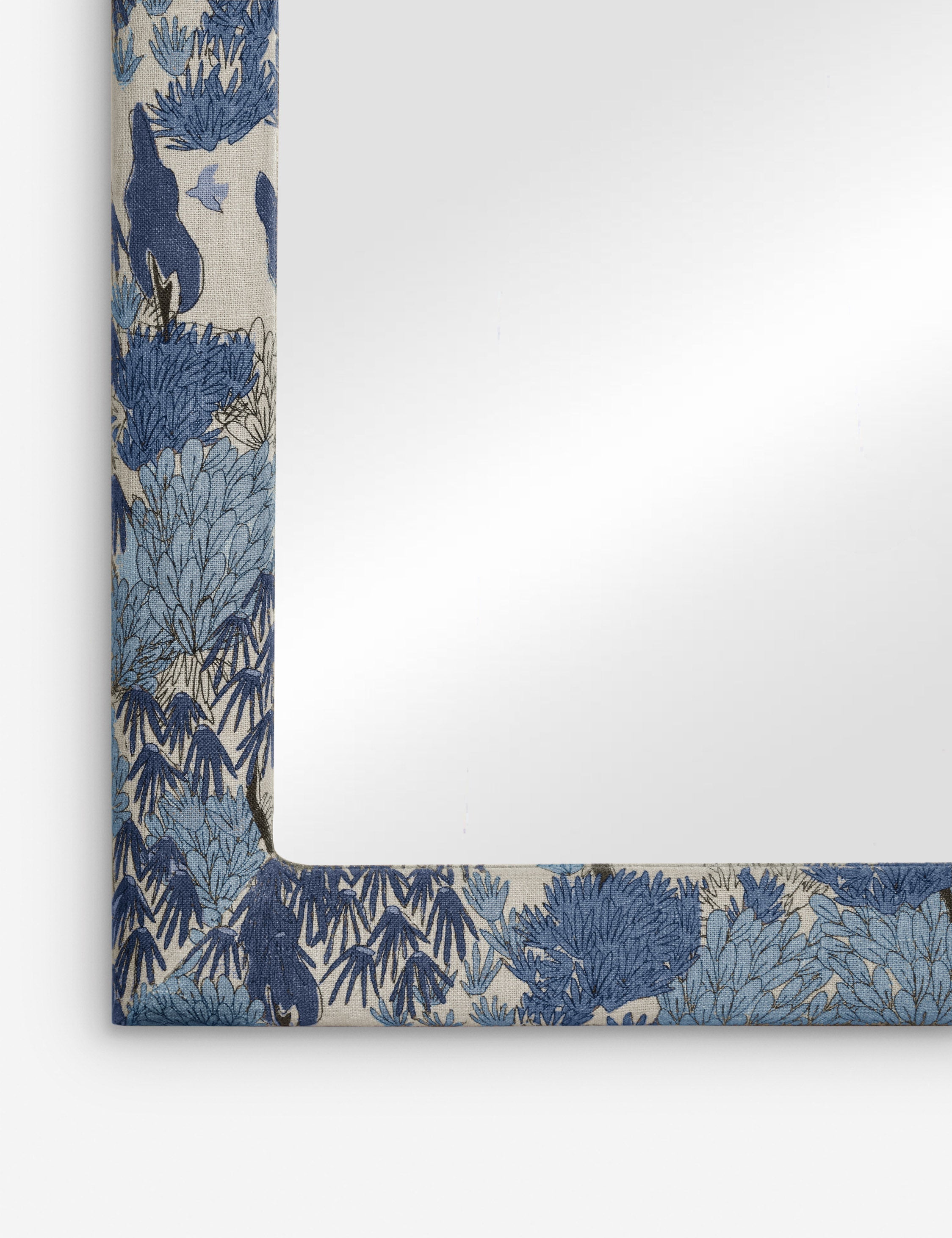 Bela Full Length Mirror | Upholstered Frame, Arched Shape