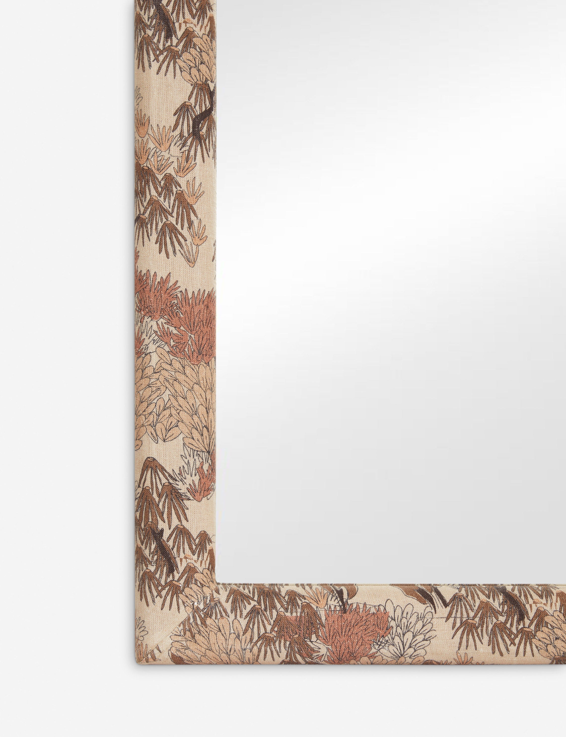 Bela Full Length Mirror | Upholstered Frame, Arched Shape