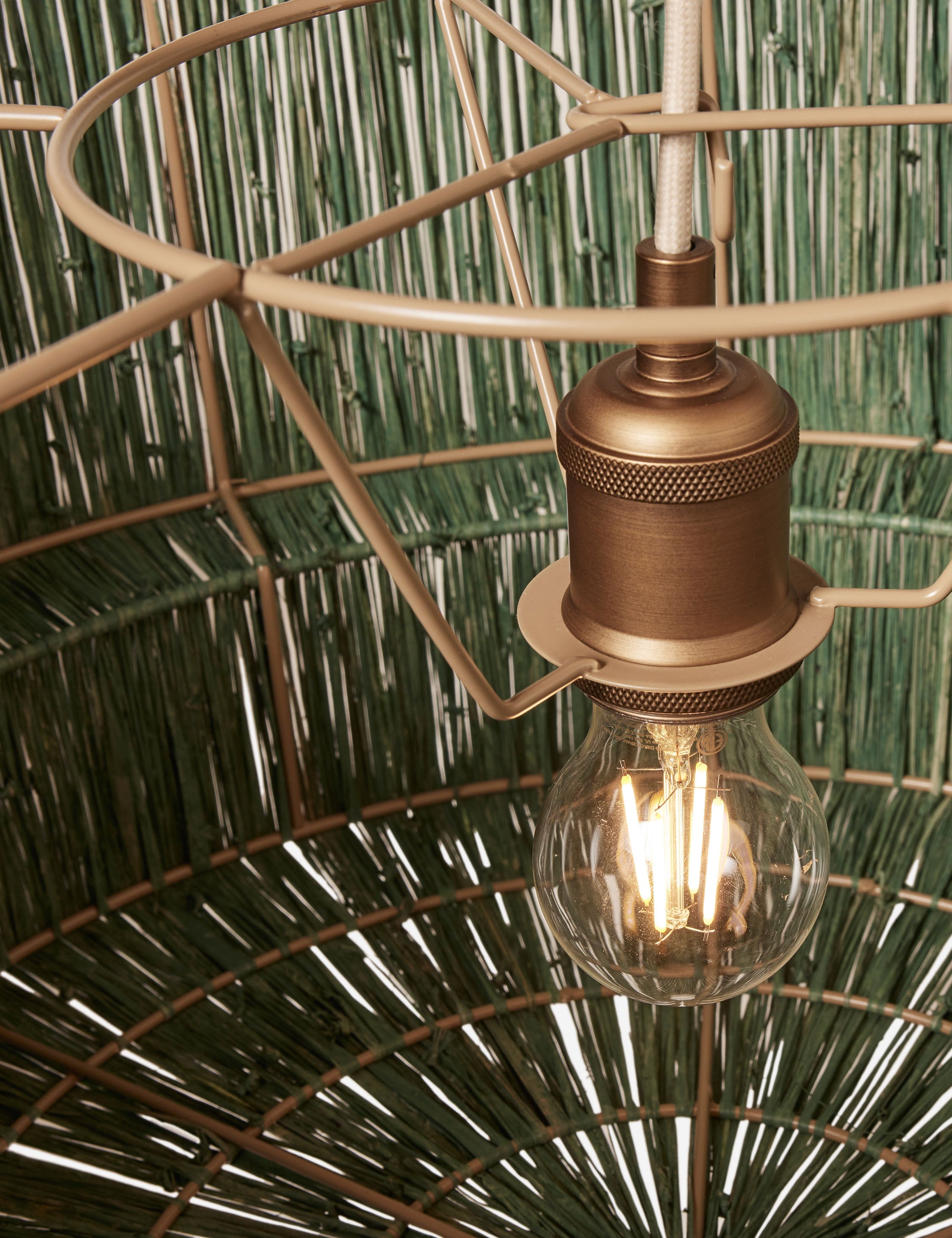 Sayan Pendant Light | Jute-Wrapped Drum Design