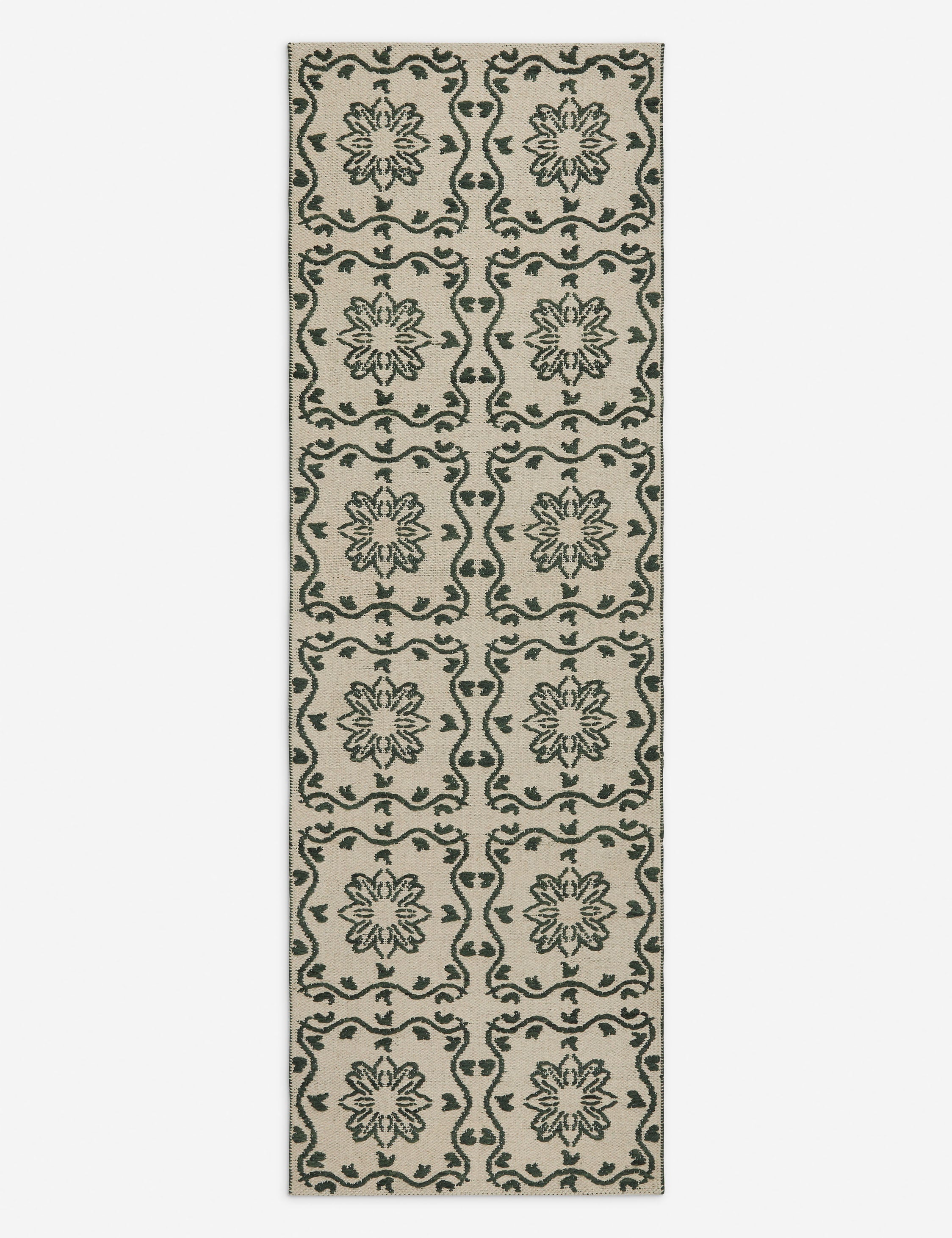Haven Indoor/Outdoor Rug | Botanical Grid, Timeless Elegance