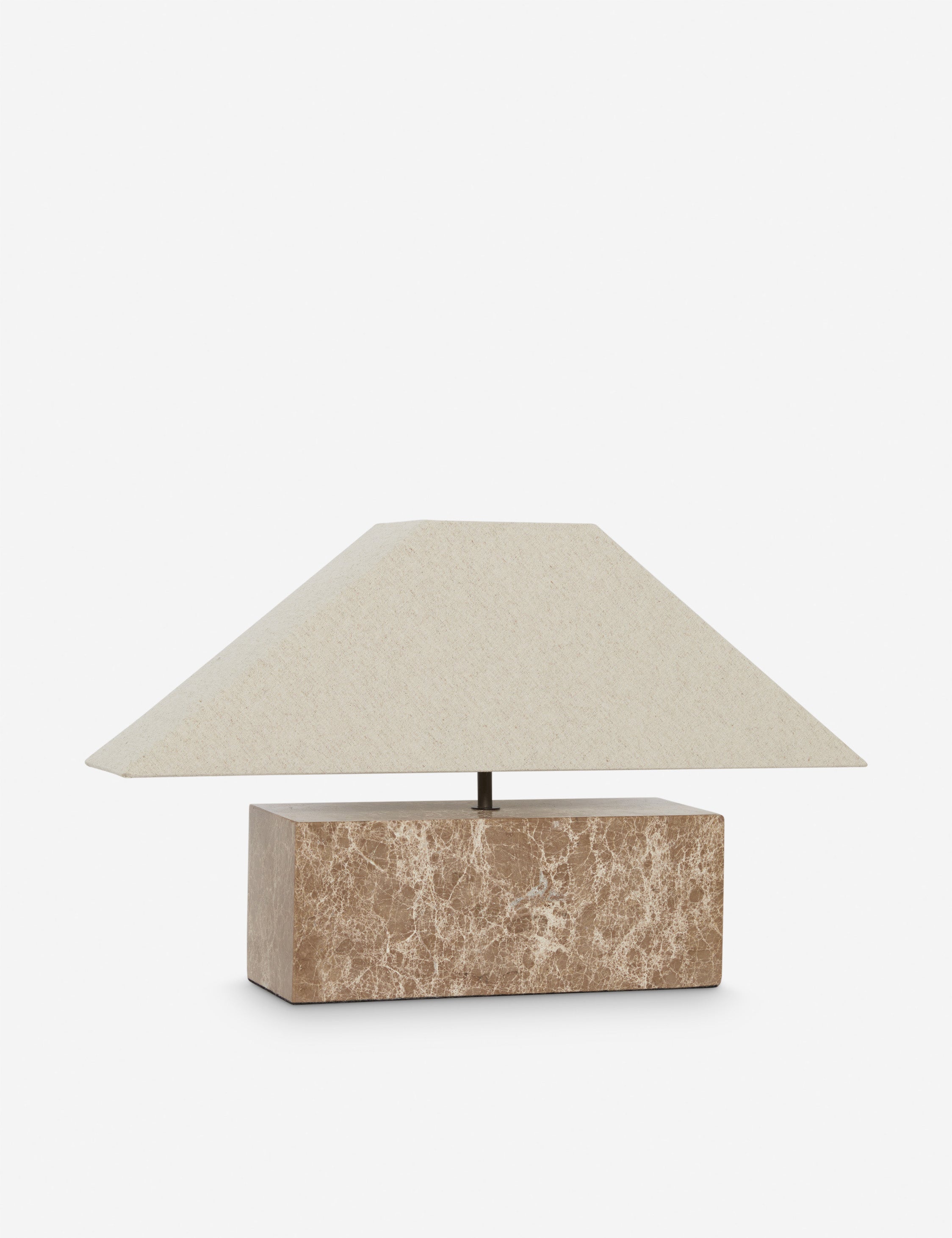 Haven Table Lamp | Marble Base, Pagoda Shade