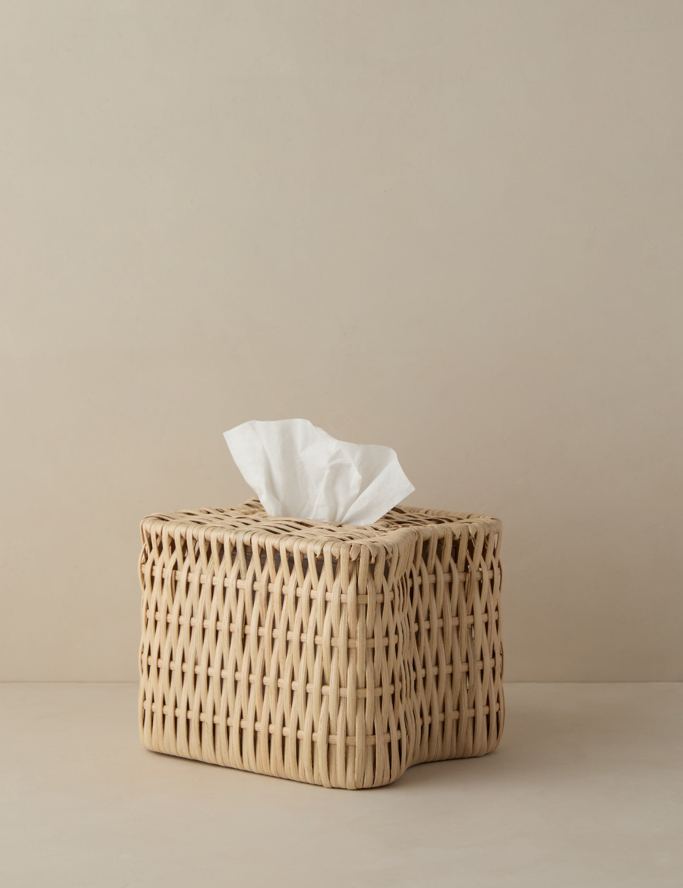 Haven Bath Accessories | Handwoven Rattan Design