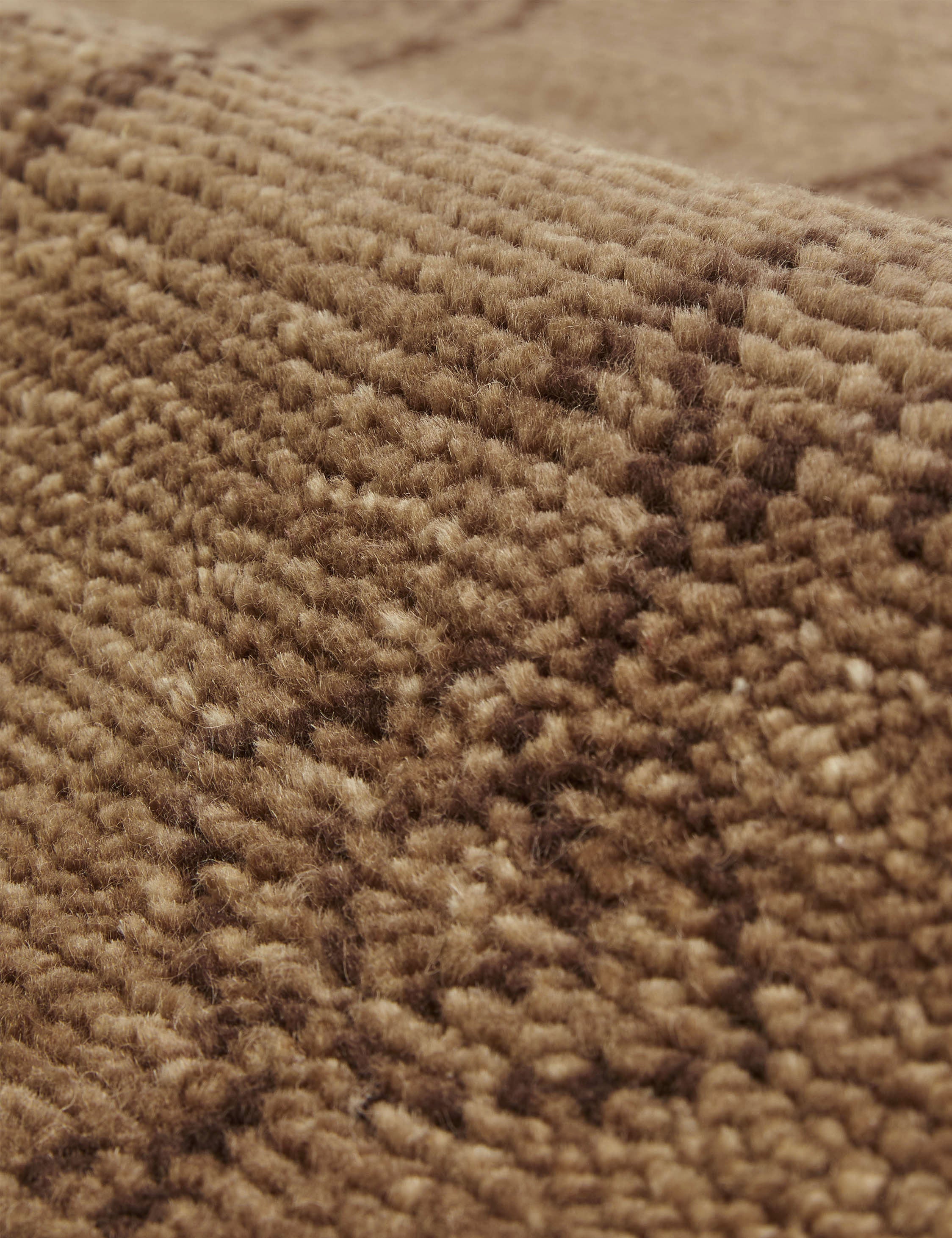 Indigo Hand-Knotted Wool Rug | Chic Pattern, Soft Texture