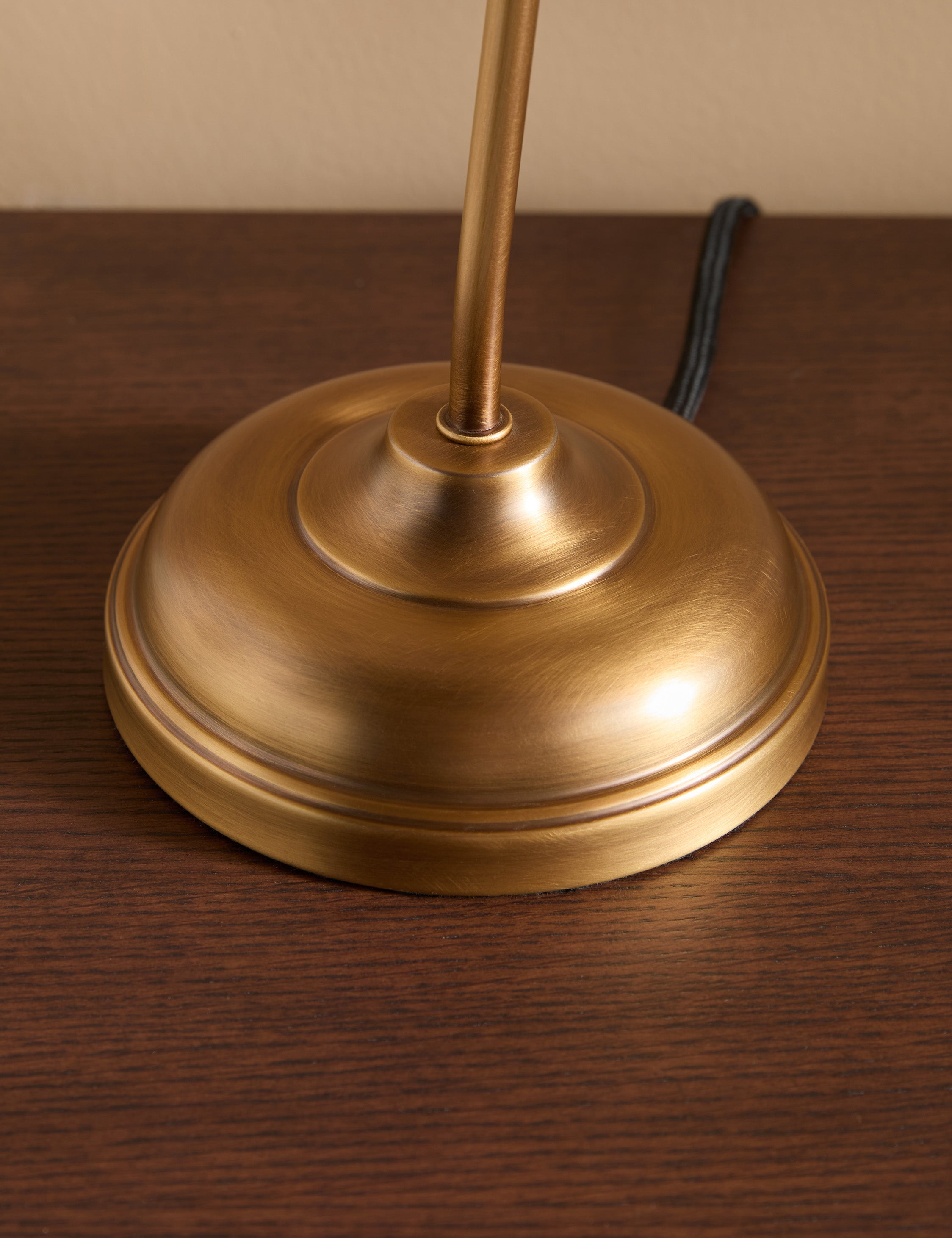 Juno Desk Lamp | Gooseneck Design, Floral Pleated Shade