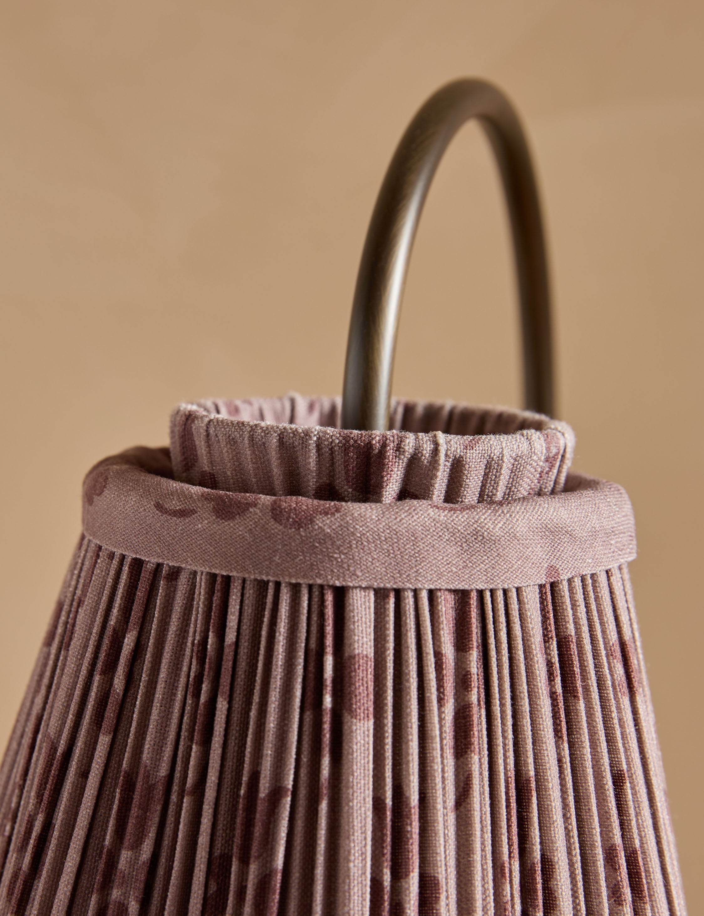 Juno Desk Lamp | Gooseneck Design, Floral Pleated Shade