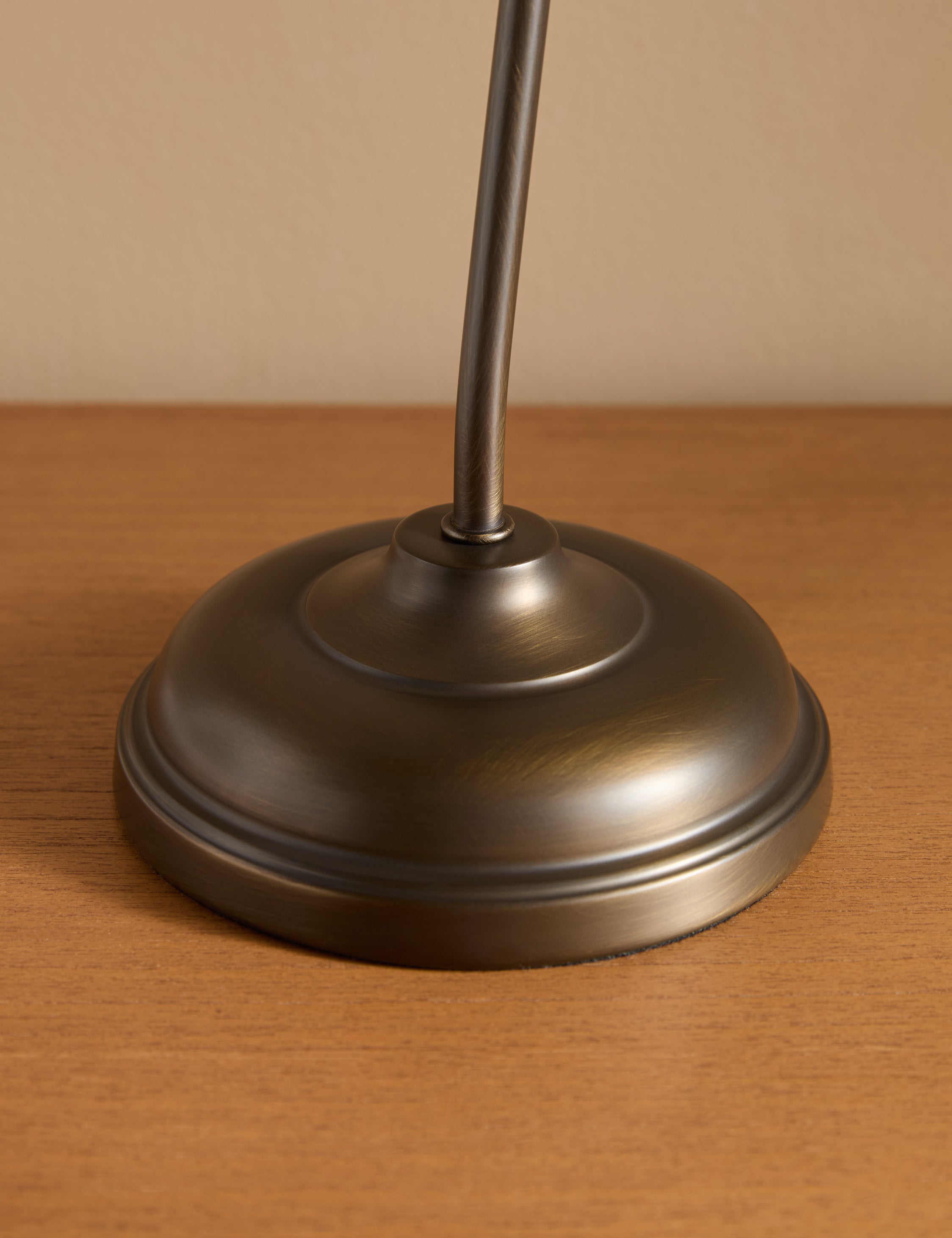 Juno Desk Lamp | Gooseneck Design, Floral Pleated Shade