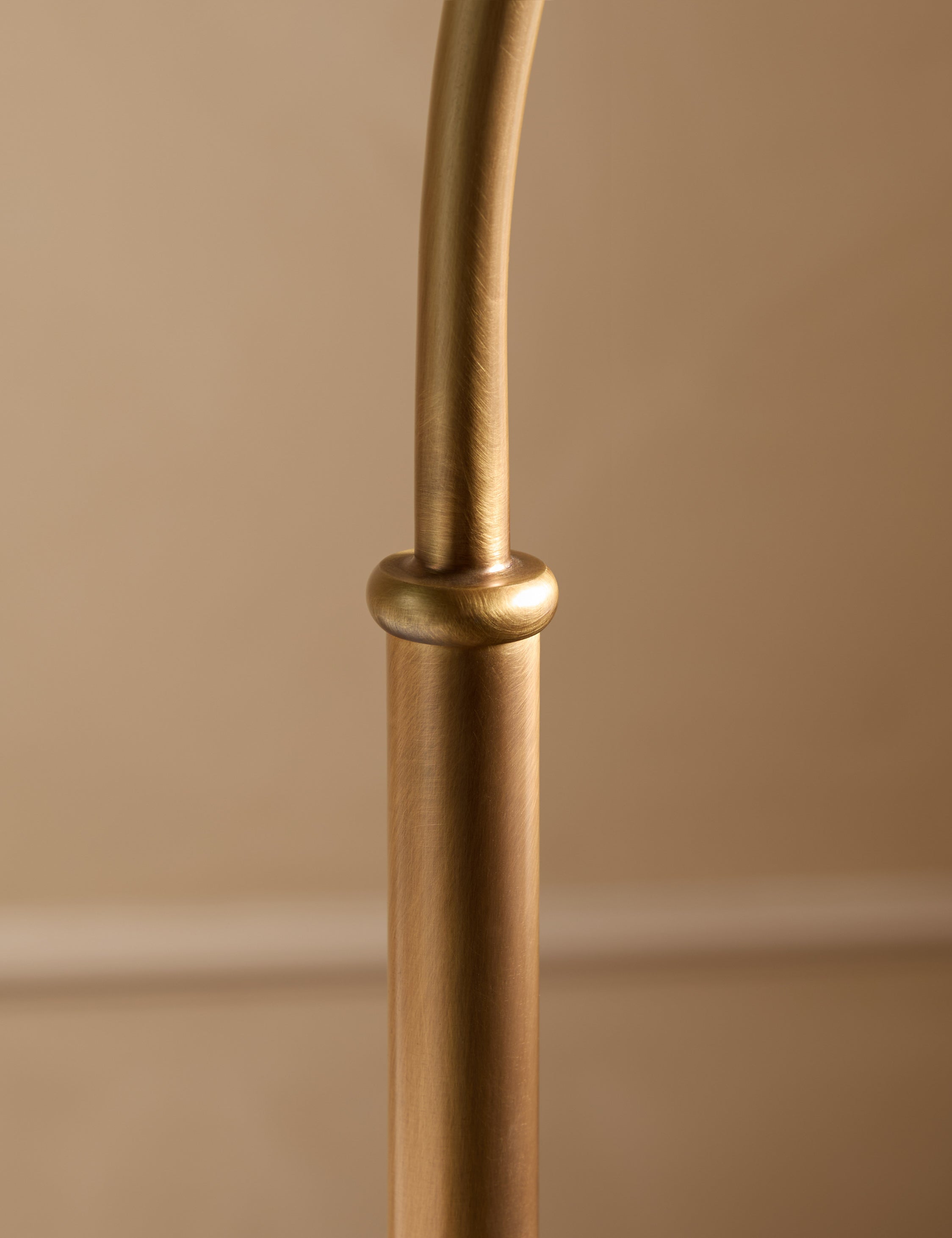 Juno Floor Lamp | Gooseneck Design, Floral Pleated Shade