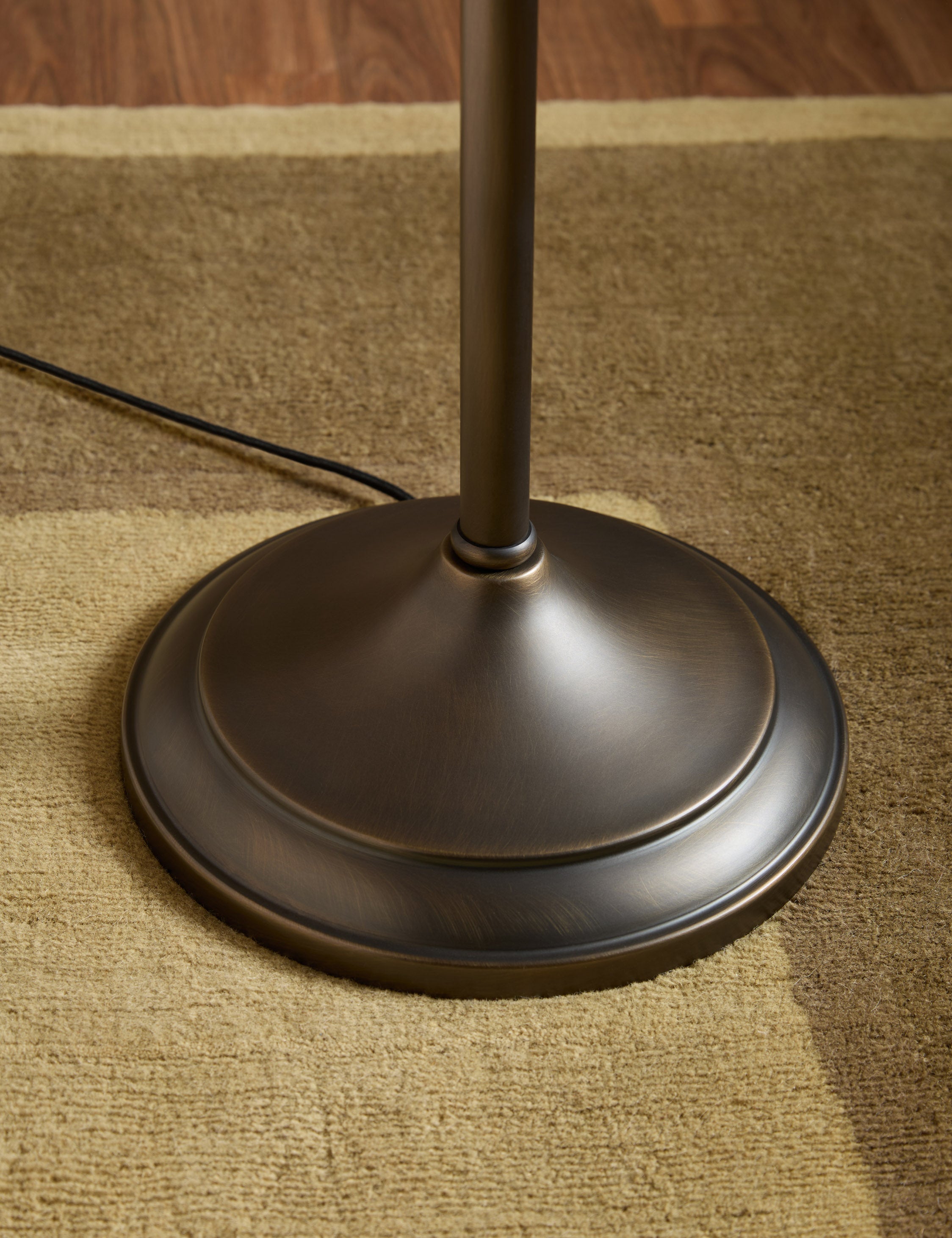 Juno Floor Lamp | Gooseneck Design, Floral Pleated Shade