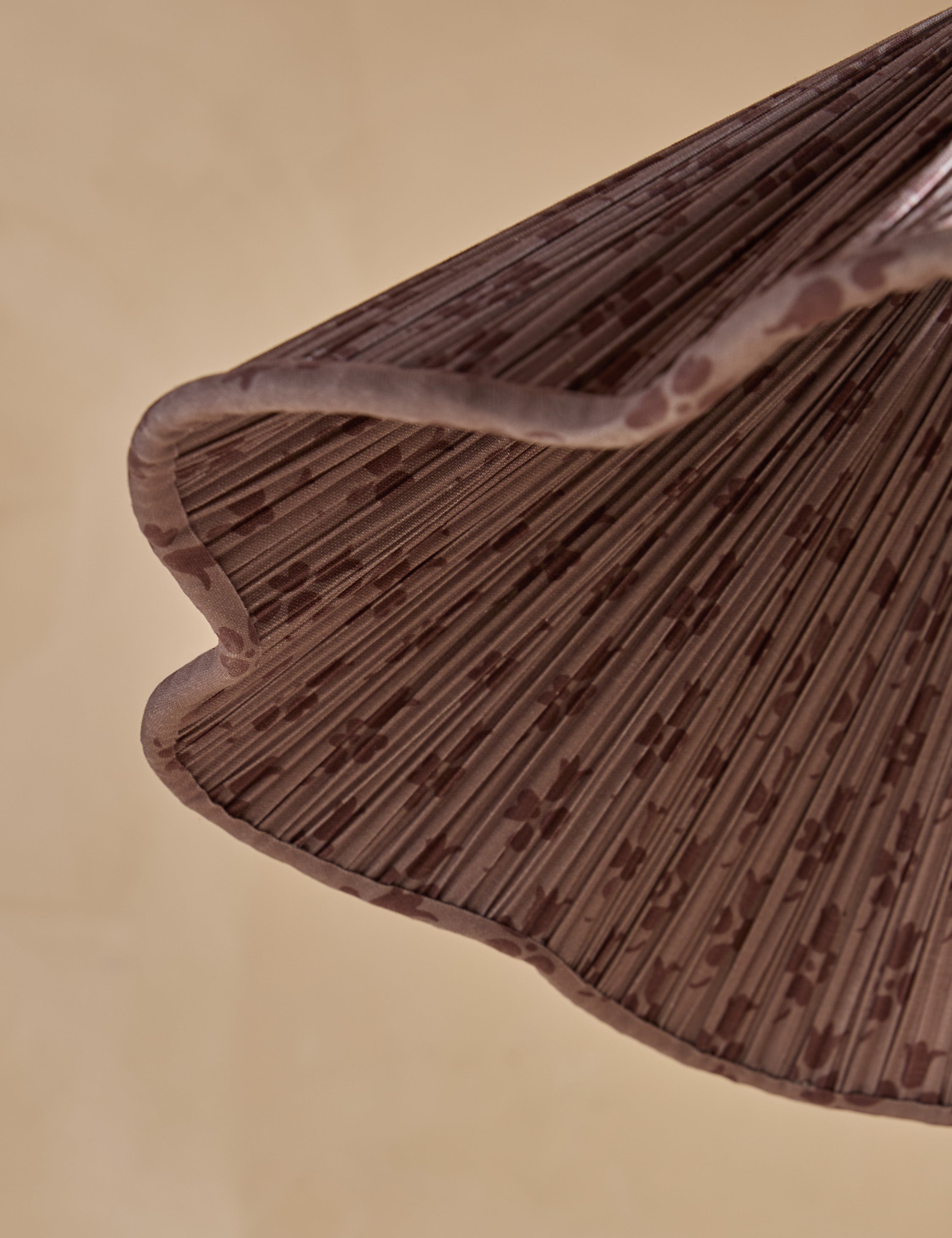 Juno Floor Lamp | Gooseneck Design, Floral Pleated Shade