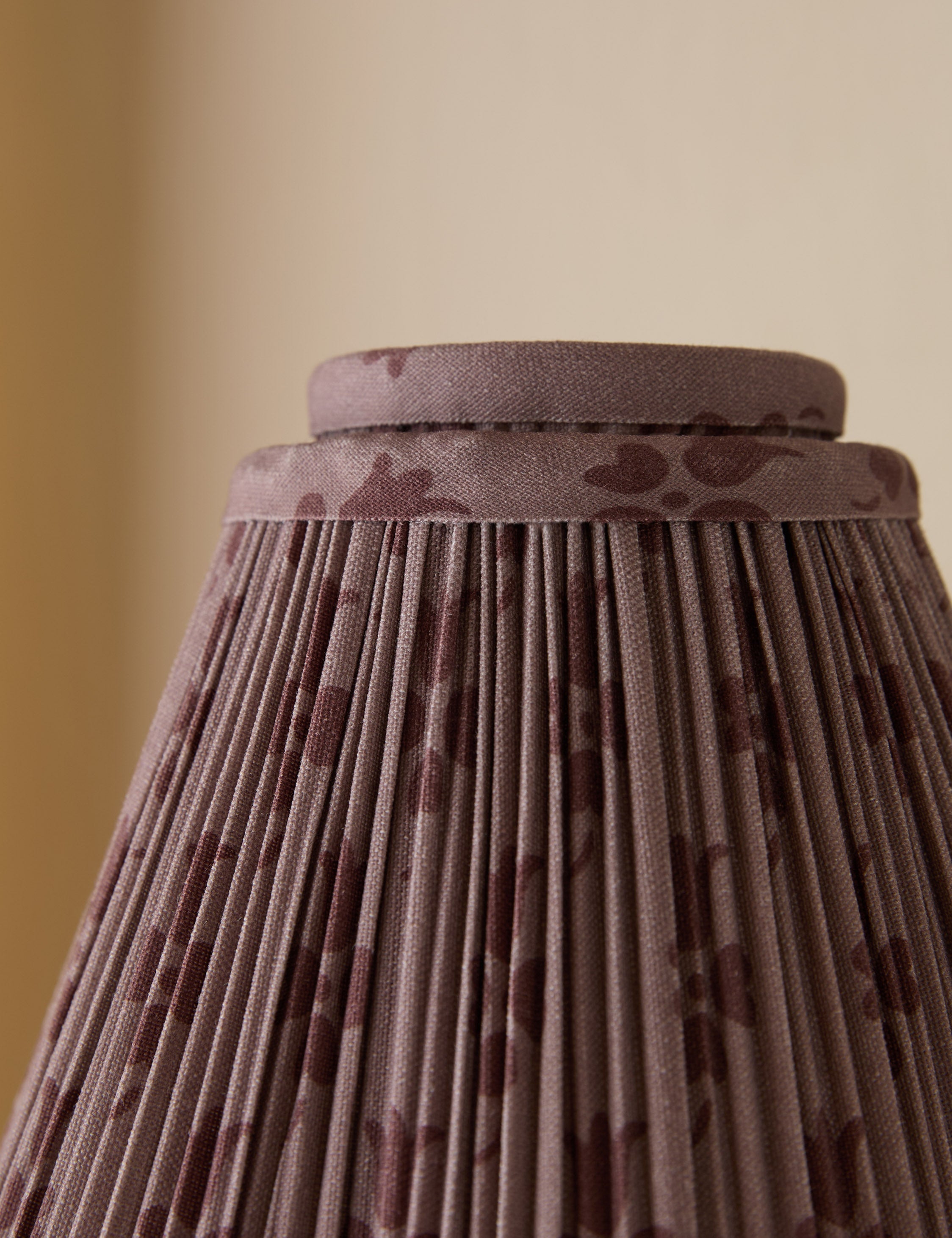 Juno Wall Sconce | Pleated Floral Shade, Textured Warmth