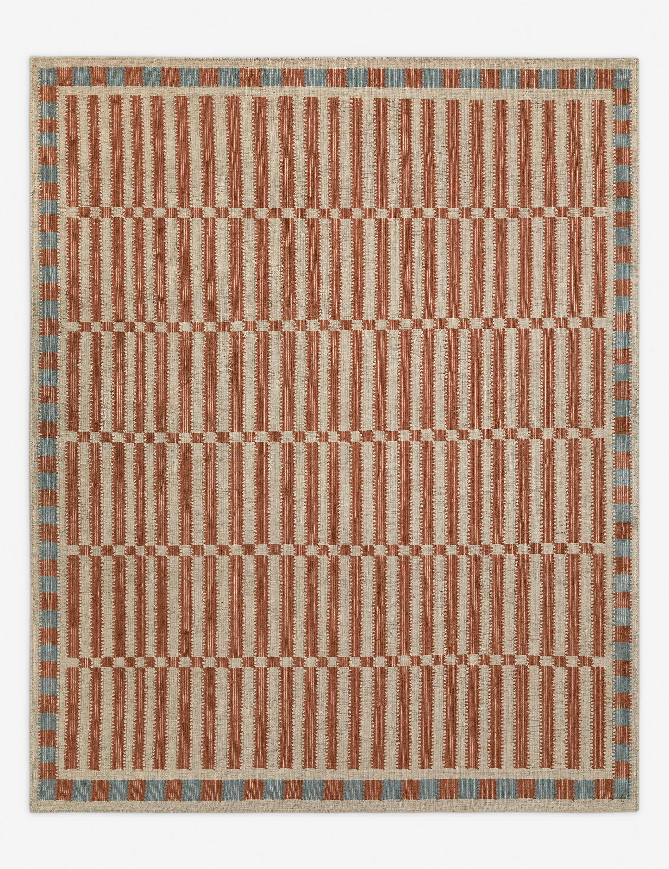 Jovian Flatweave Rug | Wool Blend, Durable Design
