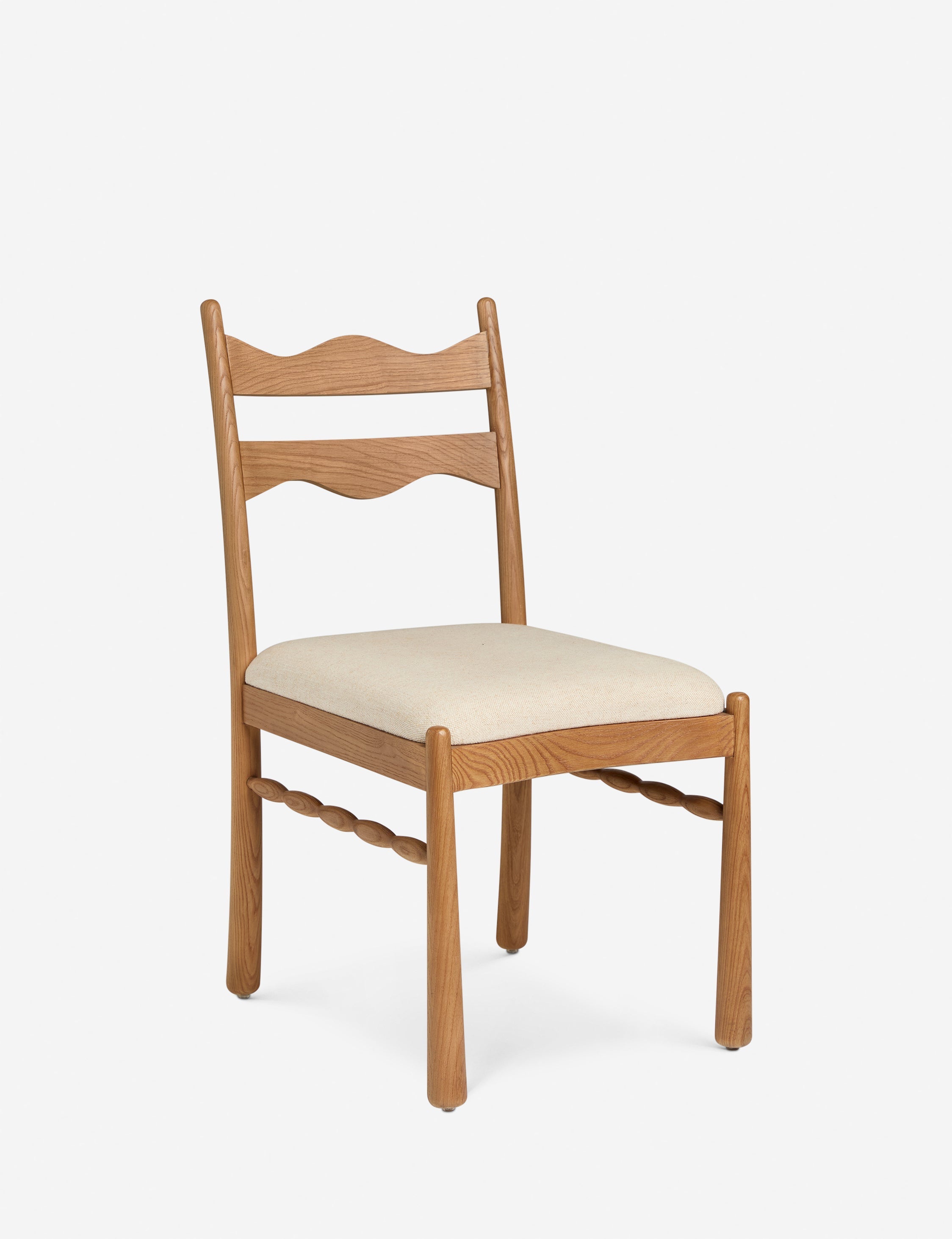 Kairo Dining Chairs (Set of 2) | Upholstered Seat, Tapered Legs
