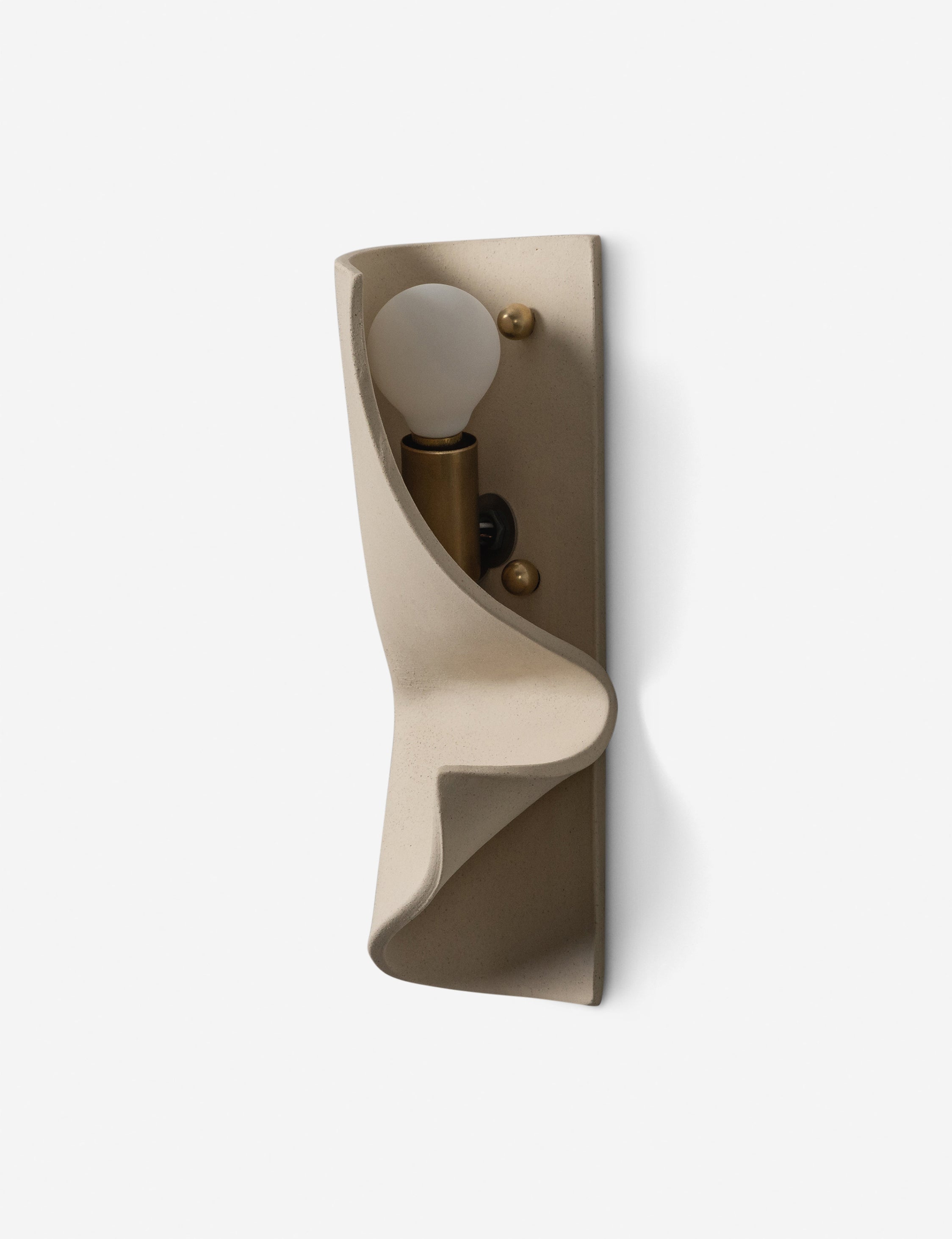 Bela Sconce | Handmade Clay Design, Left & Right Orientation