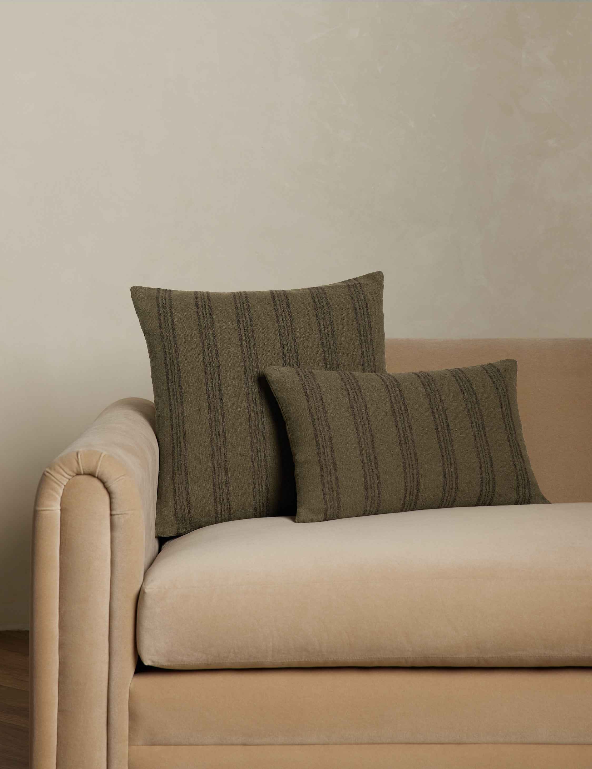 Lana Throw Pillow | Handwoven Cotton-Linen Blend