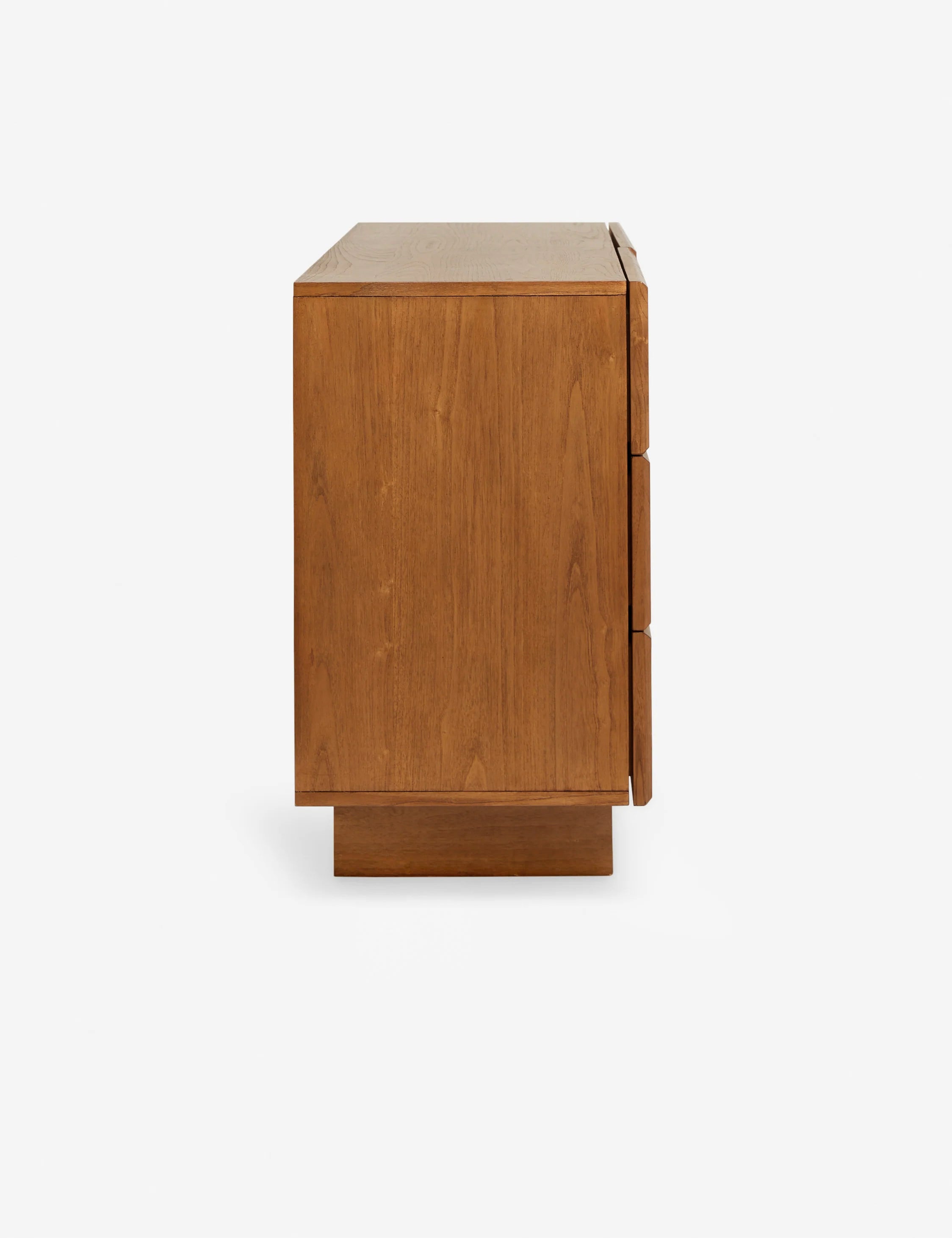 Lumen Dresser | Fluted Plinth Base, Six Spacious Drawers
