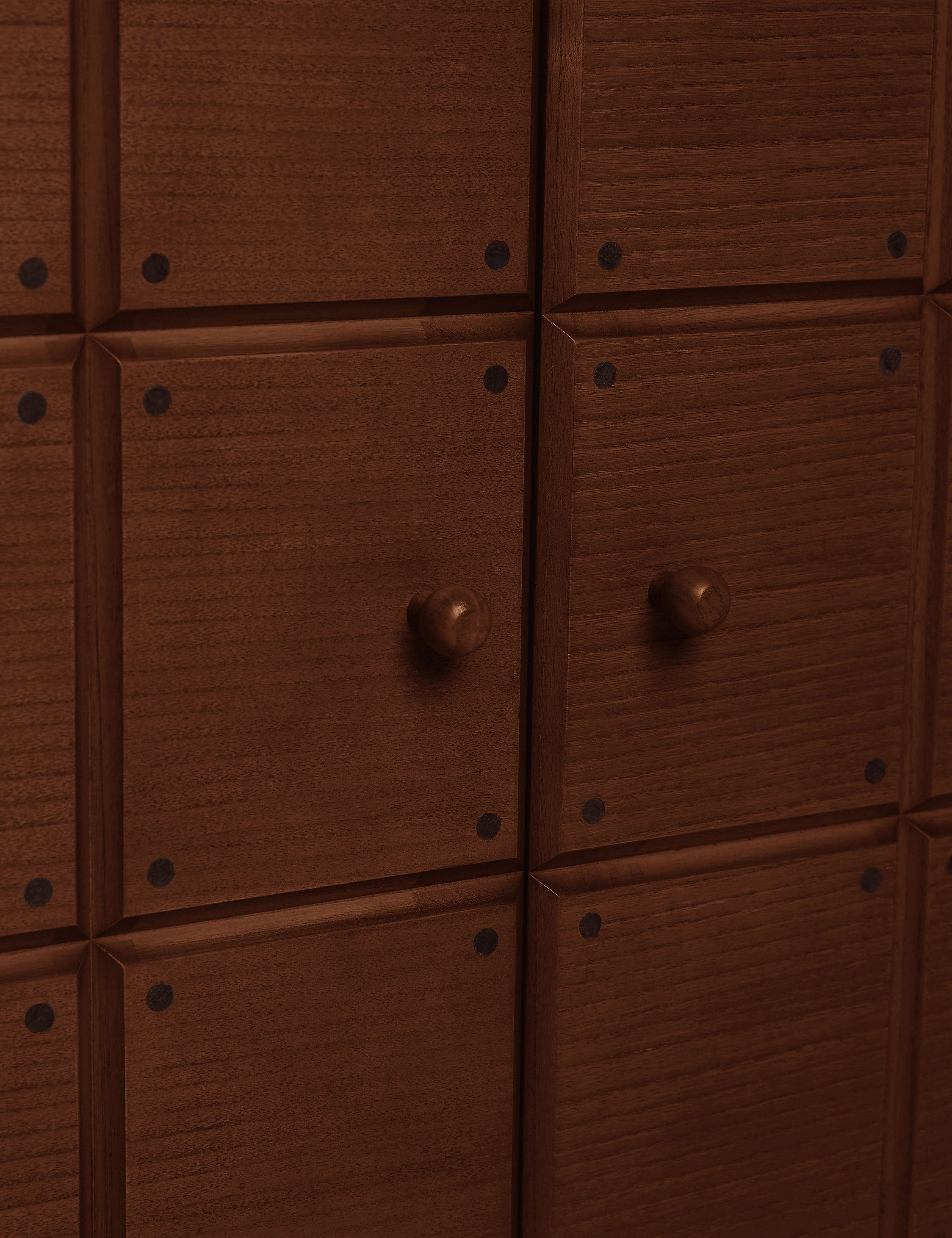 Brix Sideboard | Fluted Plinth Base, Natural Grain Warmth