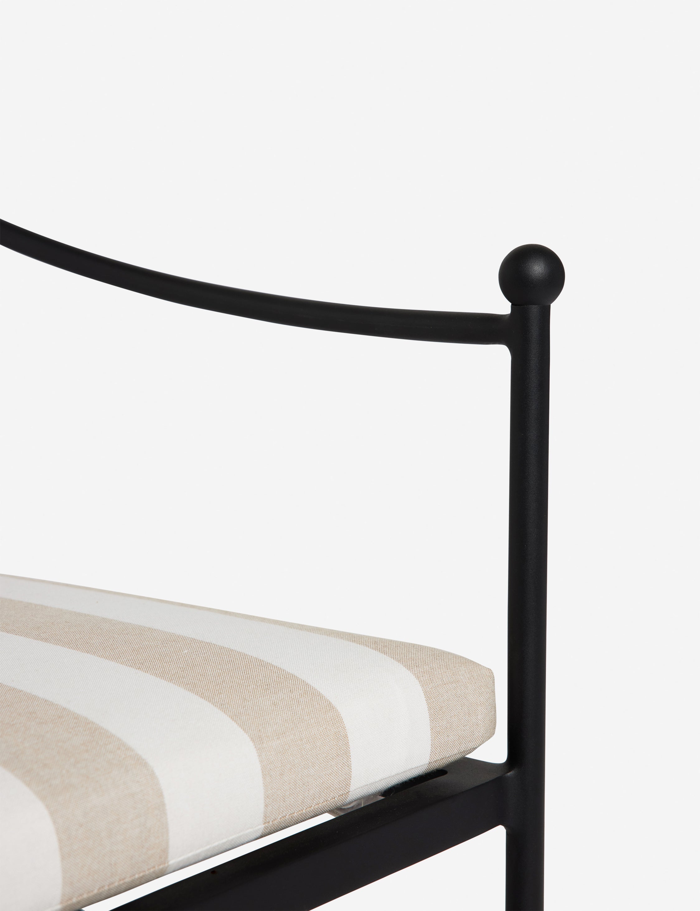 Leni Outdoor Dining Chair | Custom Cushions for Comfort