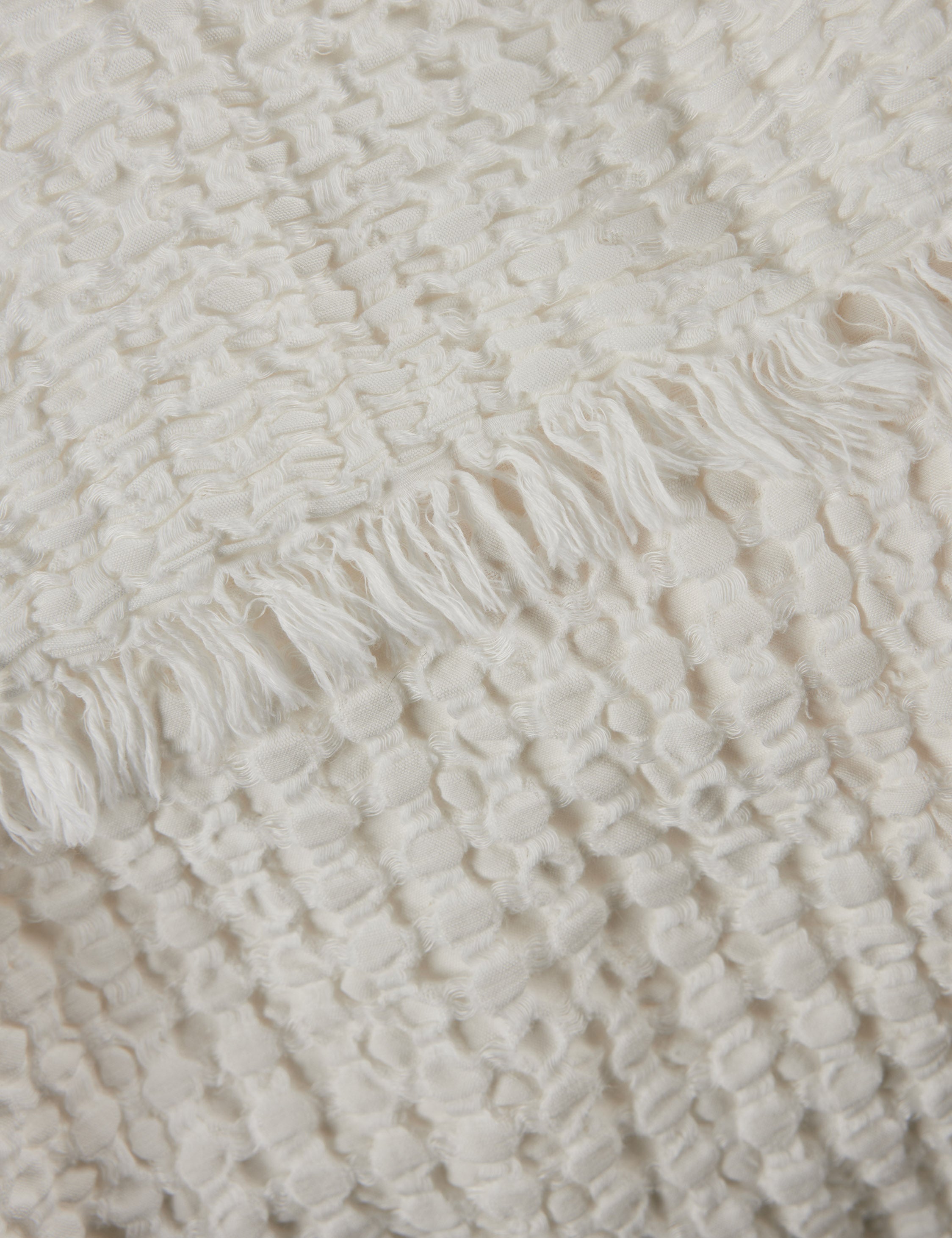 Luna Textured Blanket | Cotton-Linen Blend, Year-Round Comfort