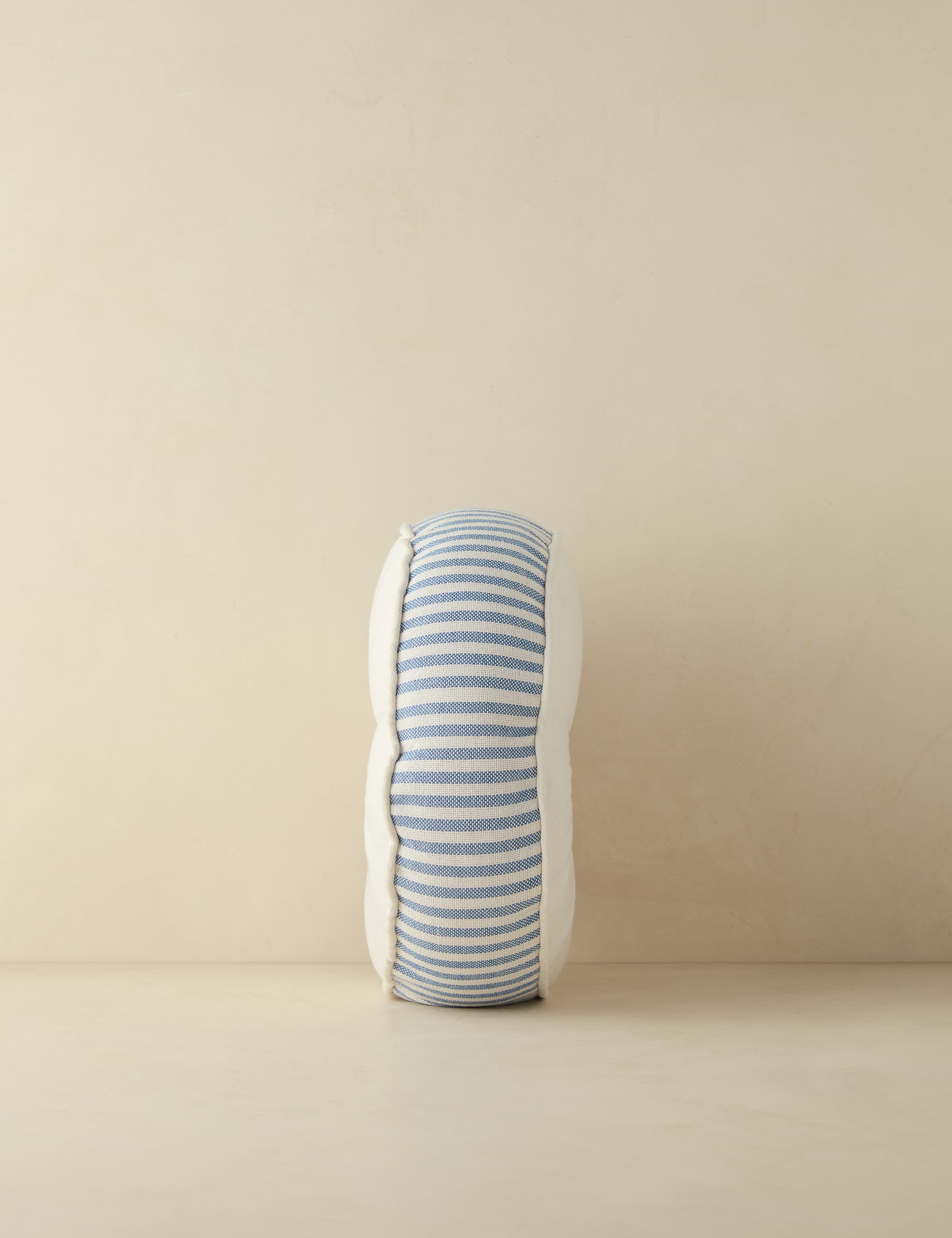Luna Striped Disc Pillow | Chic Outdoor Accent