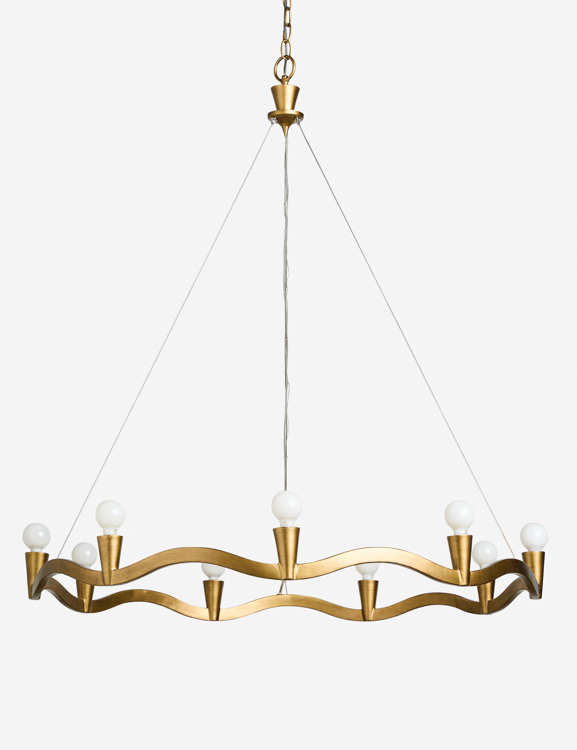 Fina Chandelier | Wrought Iron, Modern Design